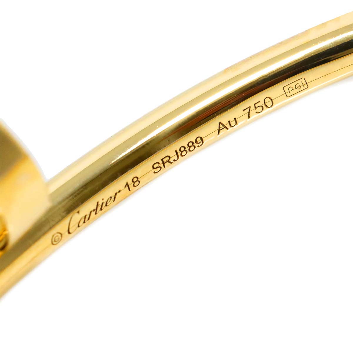 Juste Un Clou SM Bracelet 18K Yellow Gold 750 size18