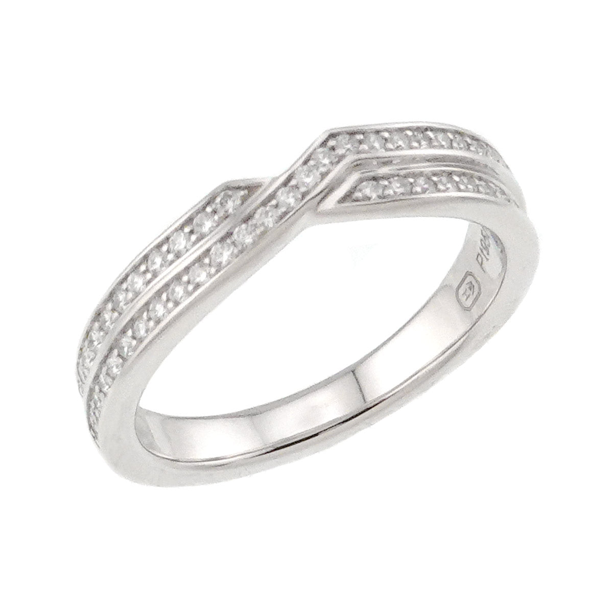 Diamond Ring Pt Platinum size4.5-4.75(US)