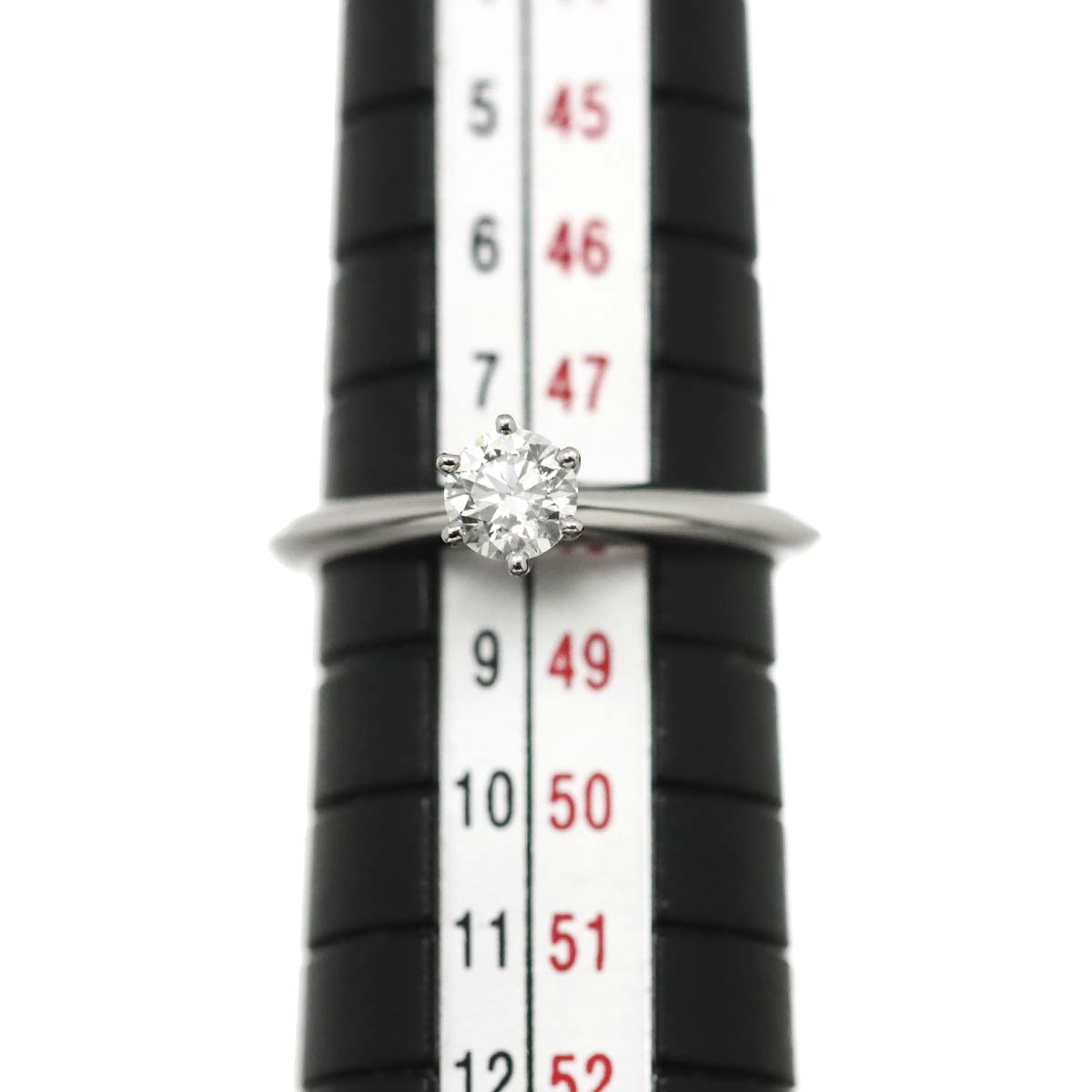 Diamond 0.30ct I/IF/3EX Ring Platinum Size4.5(US)