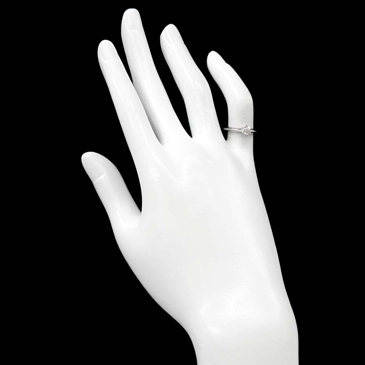 Diamond 0.30ct I/IF/3EX Ring Platinum Size4.5(US)