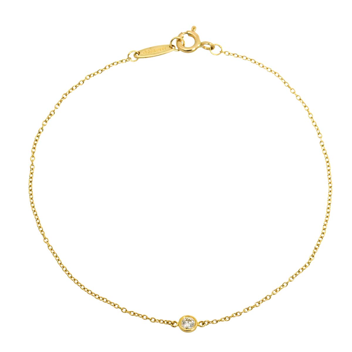 By The Yard Diamond 1P Bracelet 18K Yellow Gold 750
