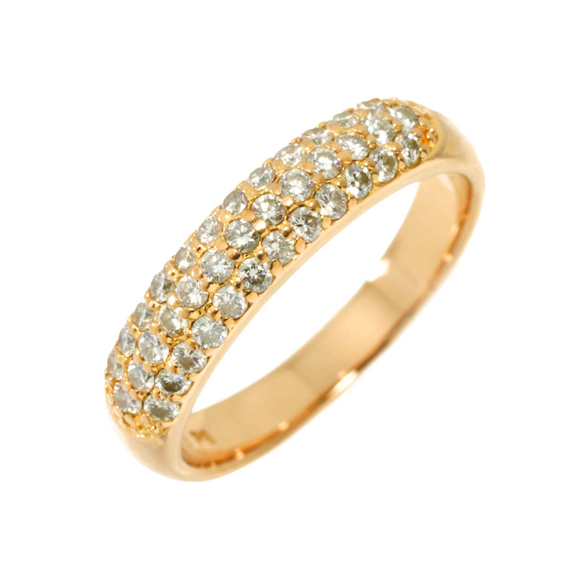 Diamond 0.40ct Ring 18K PG 750 Size4.5(US)