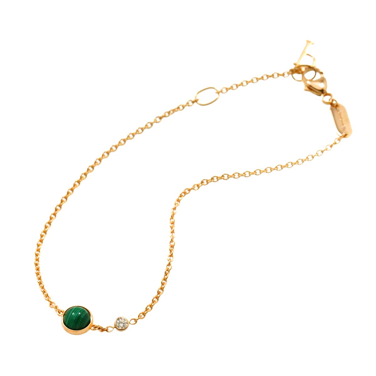 Possession Malachite Diamond Bracelet 18K PG 750