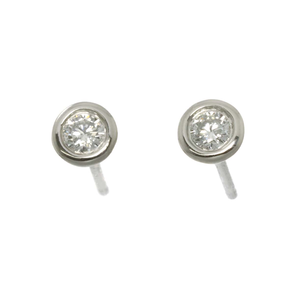 By The Yard Diamond Earrings Pierced Pt