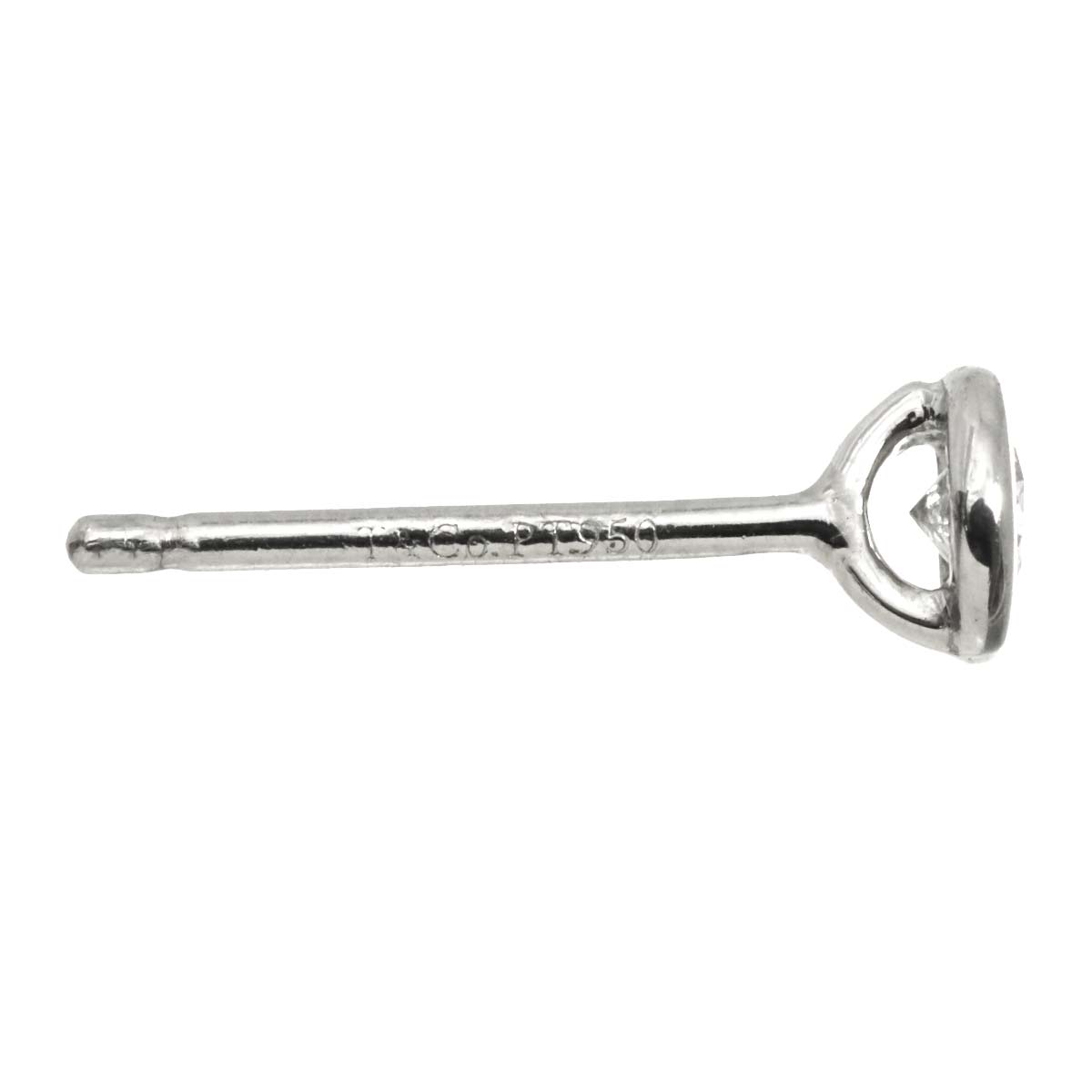 By The Yard Diamond Earrings Pierced Pt