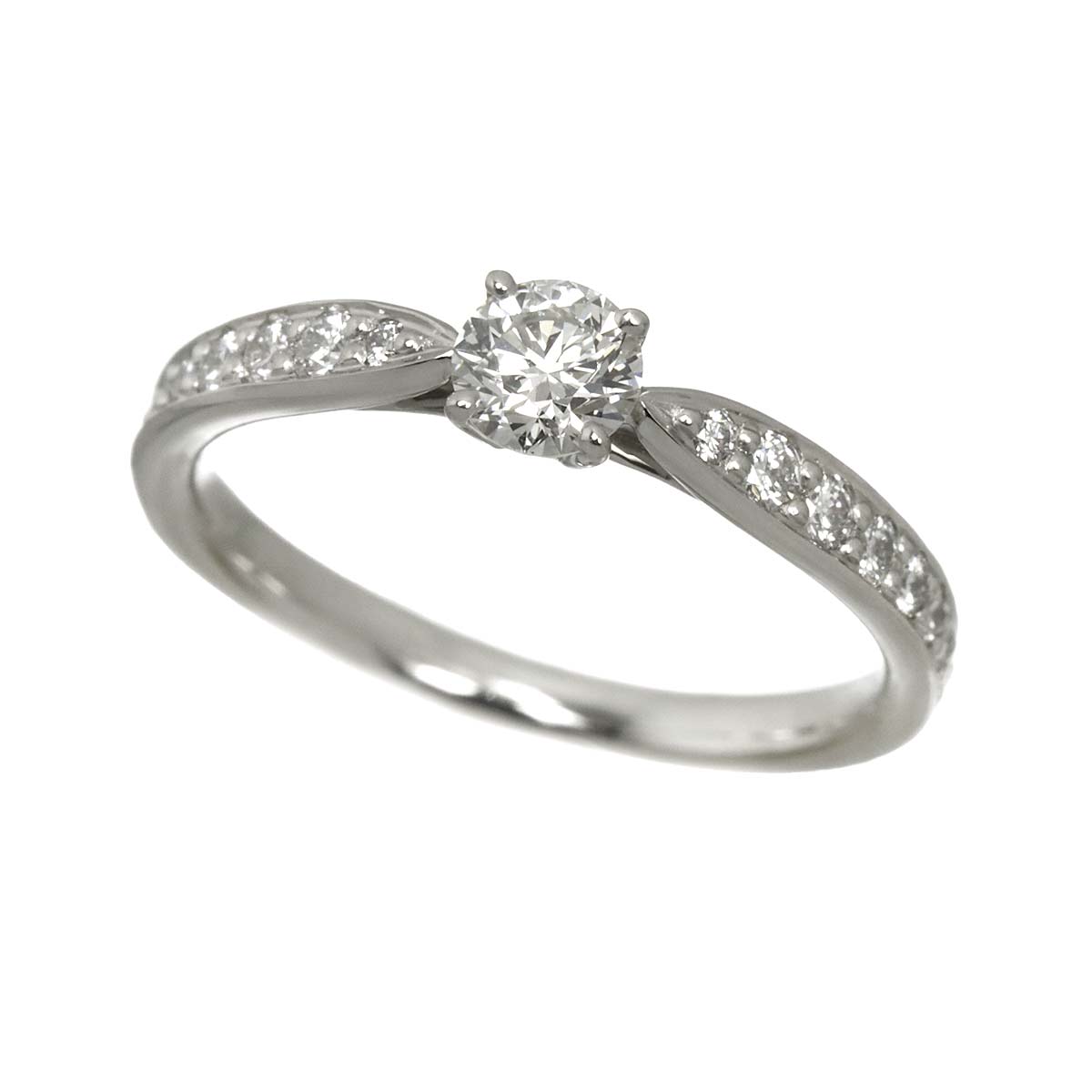 Harmony Diamond 0.23ct Ring Pt Size4(US)