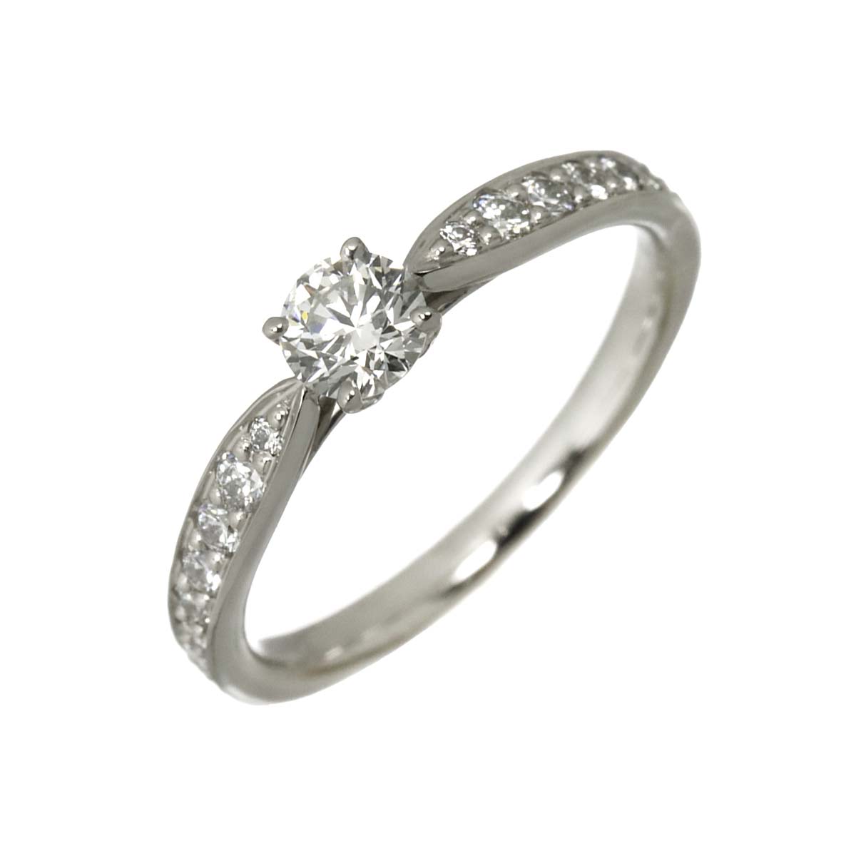 Harmony Diamond 0.23ct Ring Pt Size4(US)