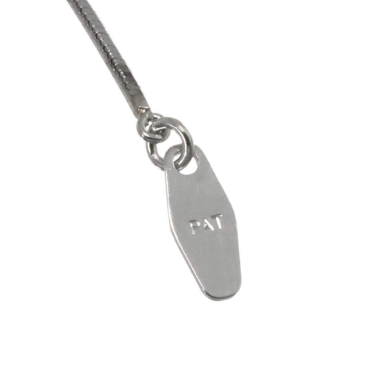 Brown Diamond 0.30ct Necklace 18K White Gold 750