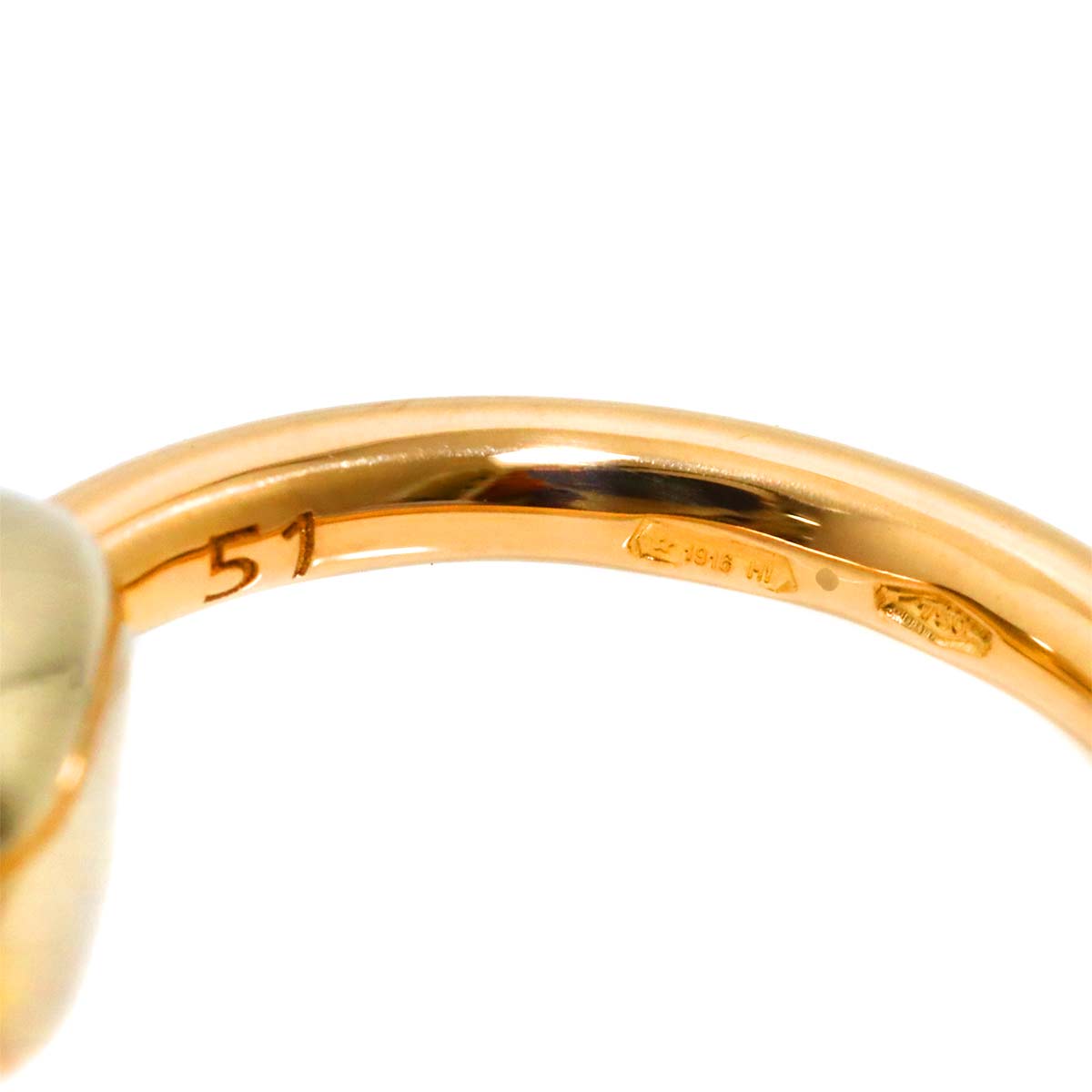 Quartz Petit Ring 18K PG WG 750 size51 5.5-5.75(US)