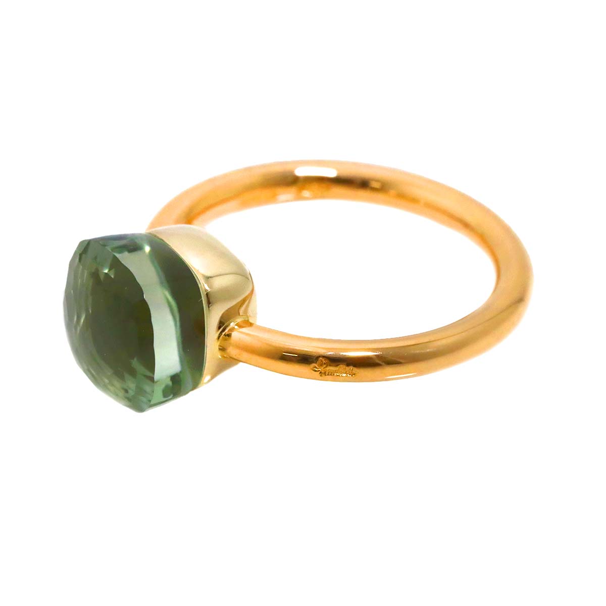 Quartz Petit Ring 18K PG WG 750 size51 5.5-5.75(US)