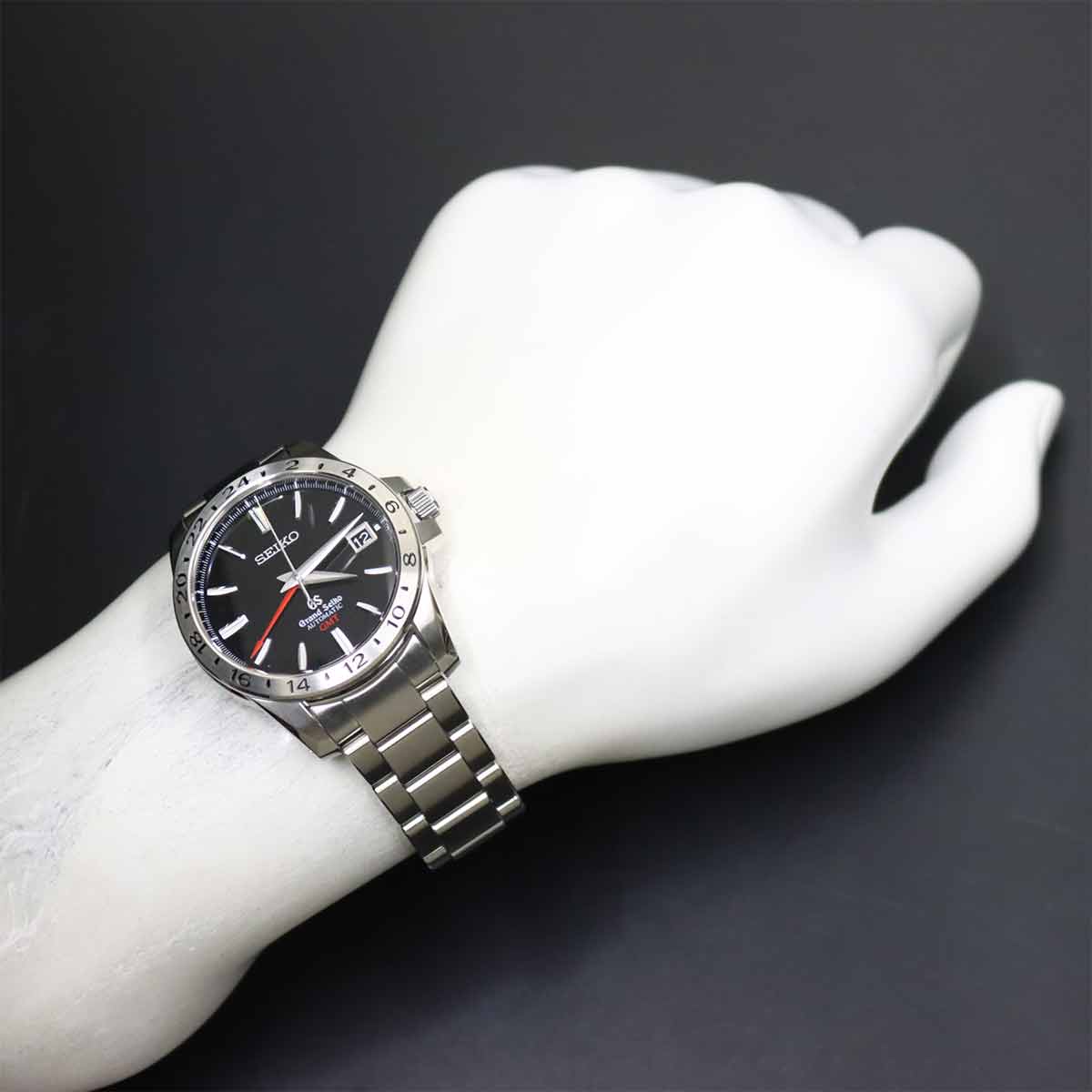 GRAND SEIKO Mechanical GMT SBGM027 Automatic Black Dial