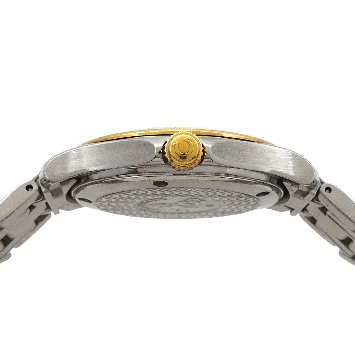 Seamaster Automatic Yellow Gold Blue Dial Mens Watch