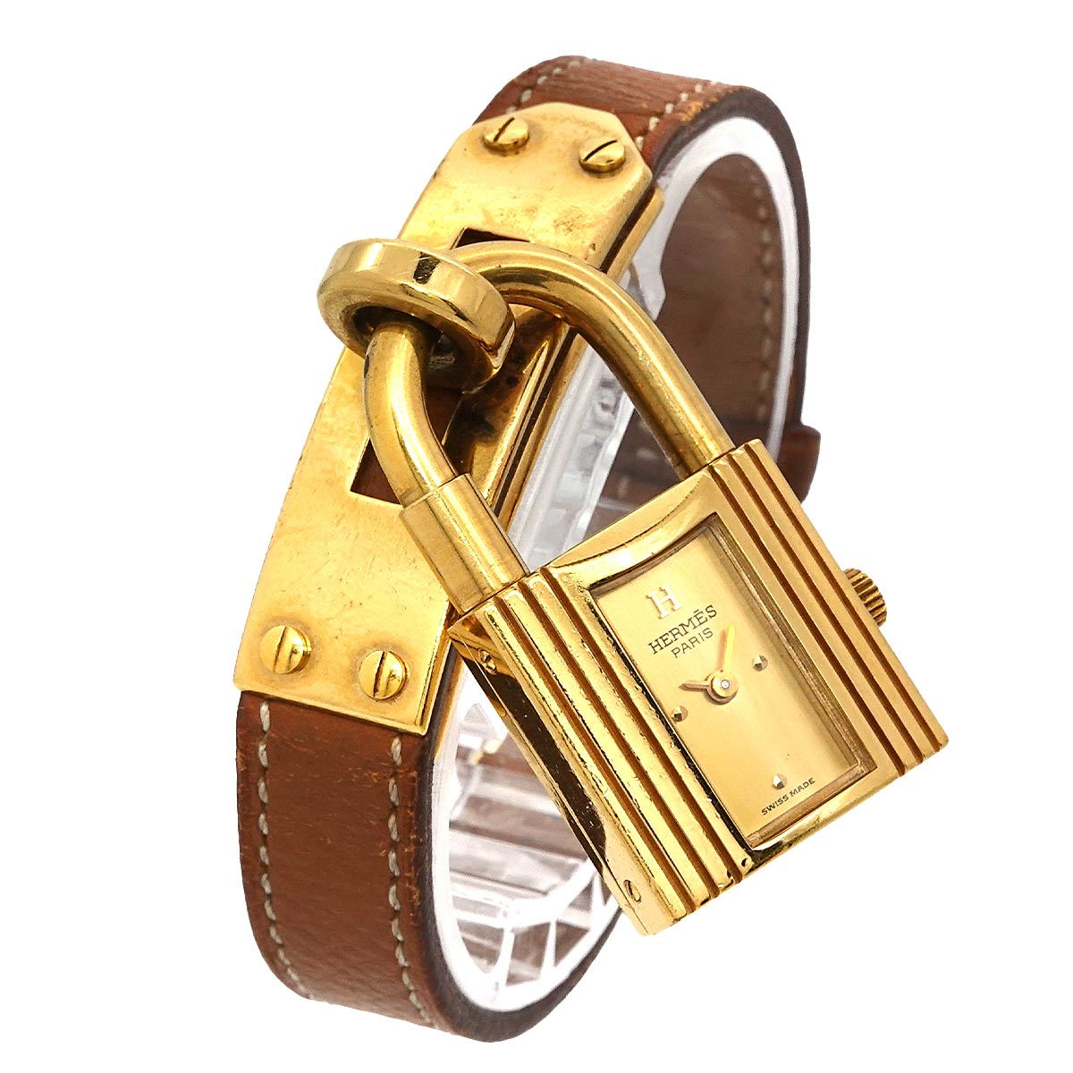 Kelly Watches Quartz Gold Dial Vintage Cadena Ladies Watch