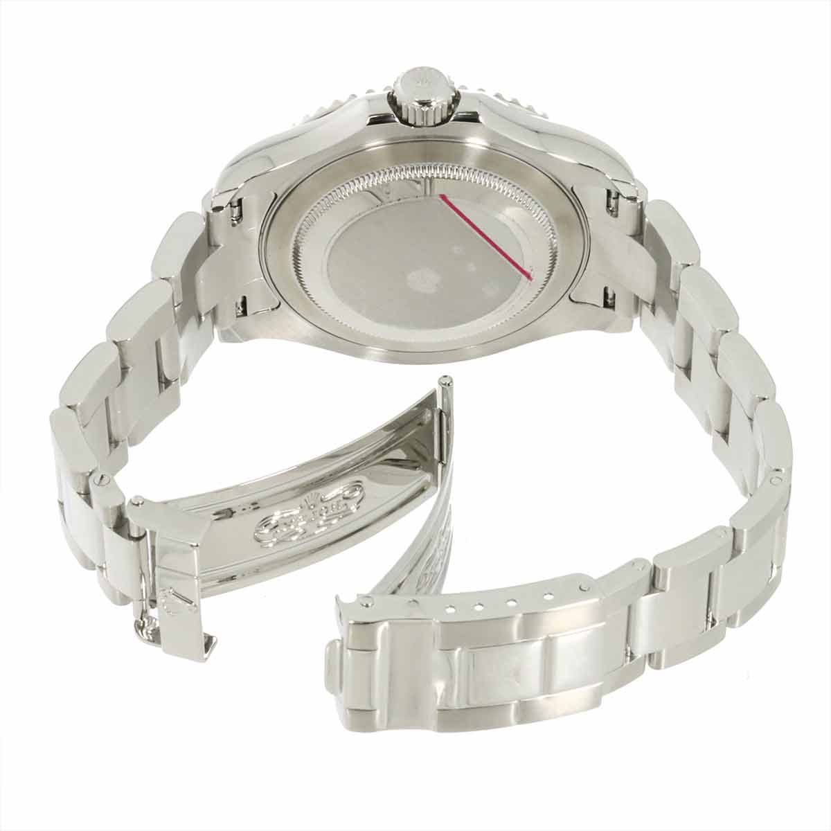 Yacht Master Rolesium 16622 Serial M Date PT Silver Dial Mens