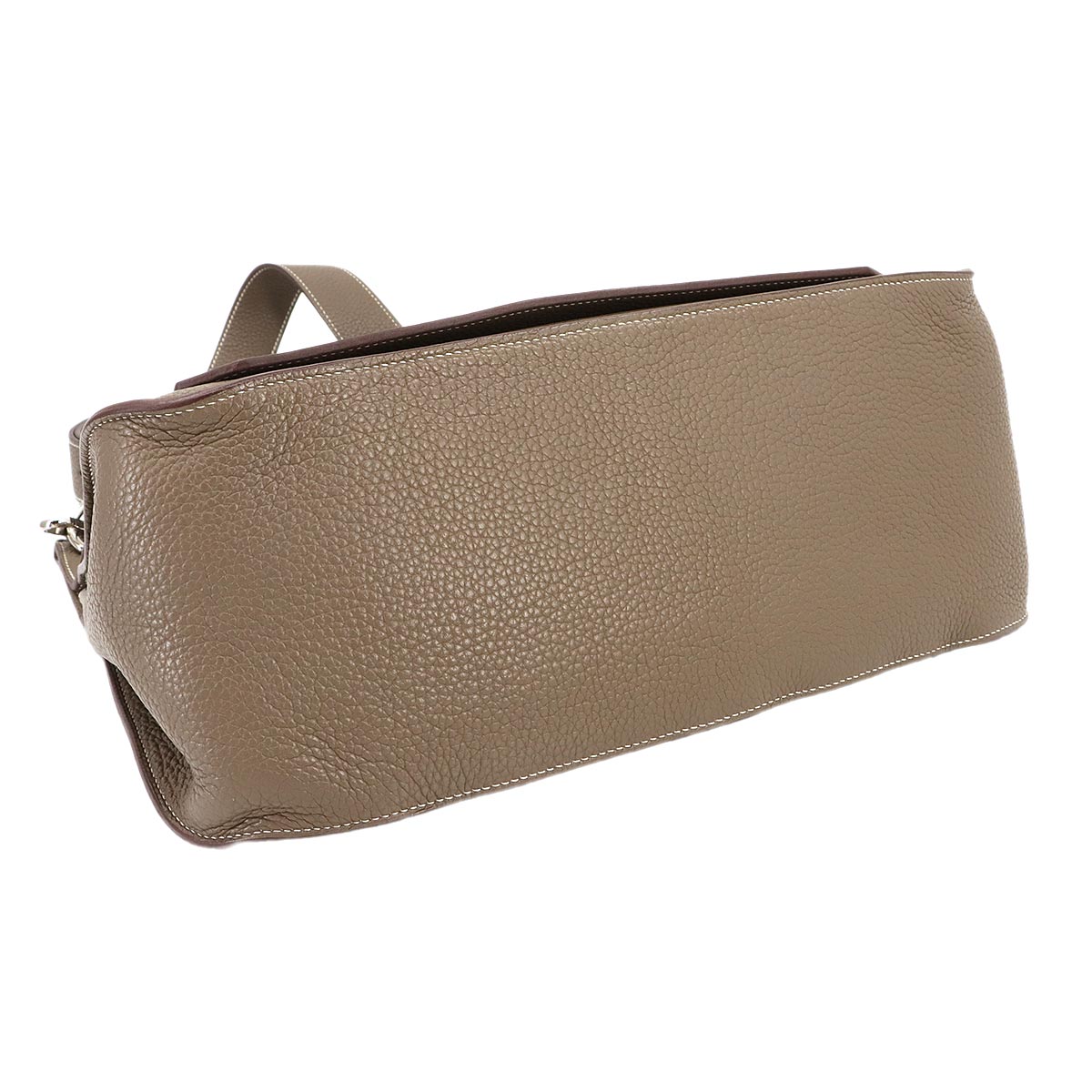 Jypsiere 34 Shoulder Bag Taurillon Clemence Etoupe Purse