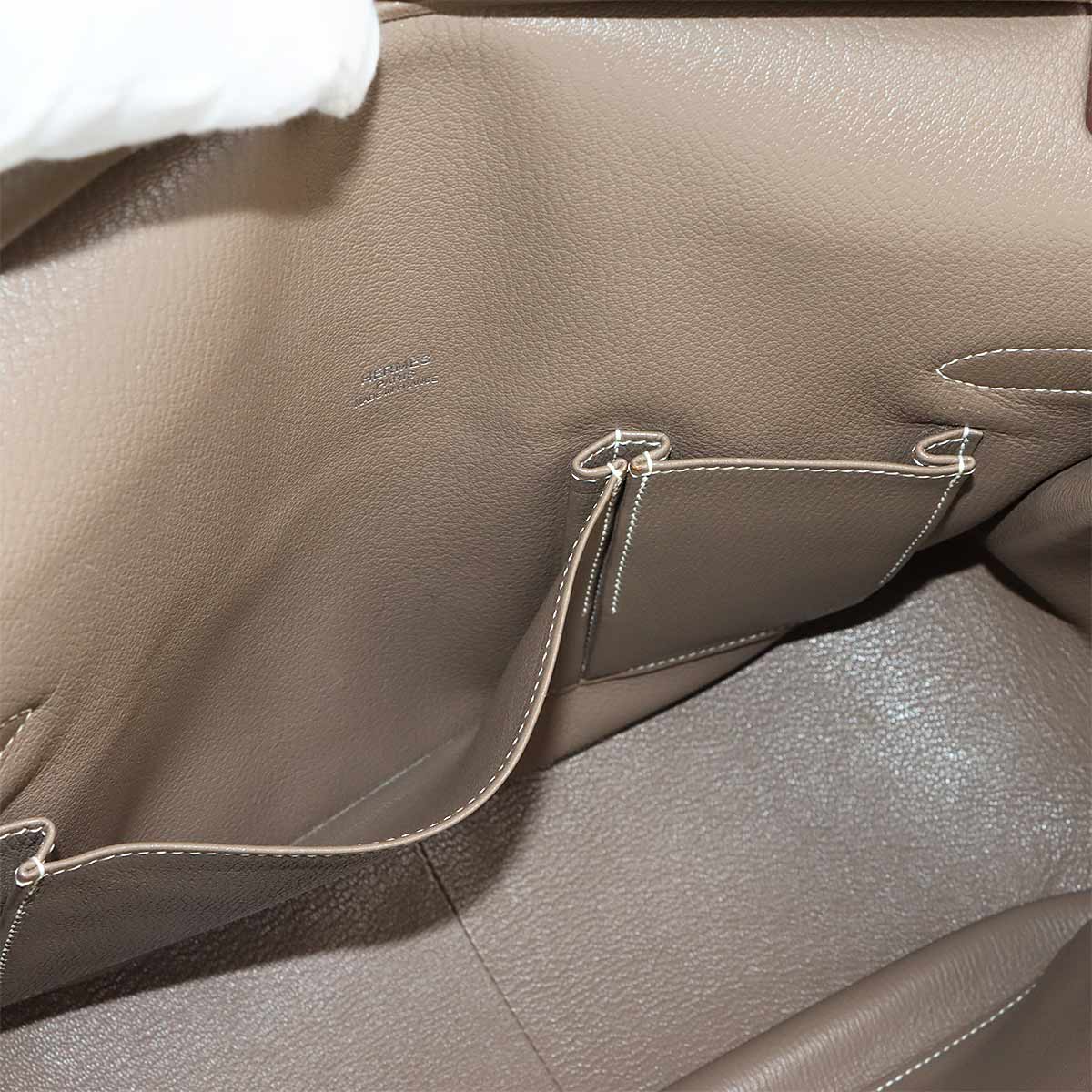 Jypsiere 34 Shoulder Bag Taurillon Clemence Etoupe Purse