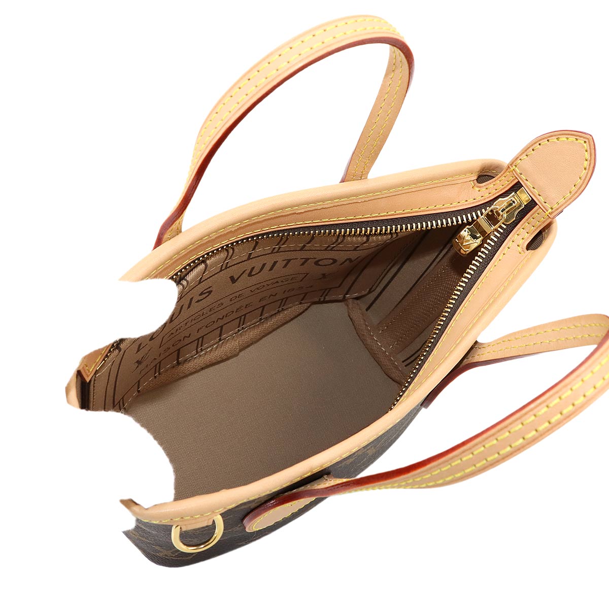 Monogram Neverfull BB Tote Shoulder Bag Brown M46705