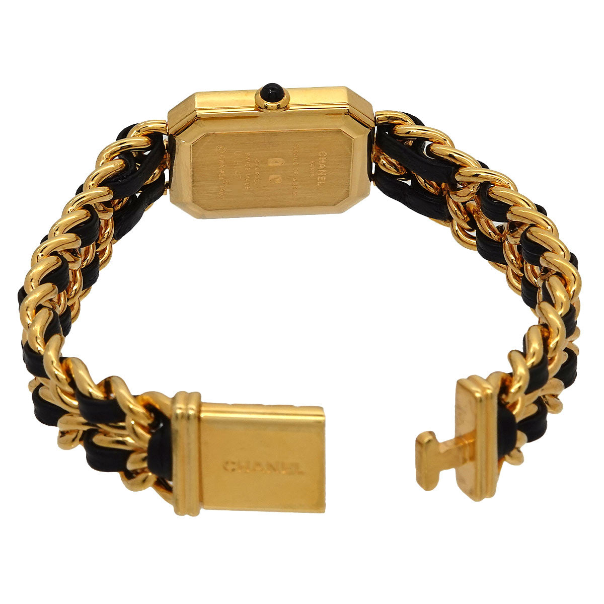 Premiere Size XL H0001 Vintage Quartz Black Dial Ladies Watch