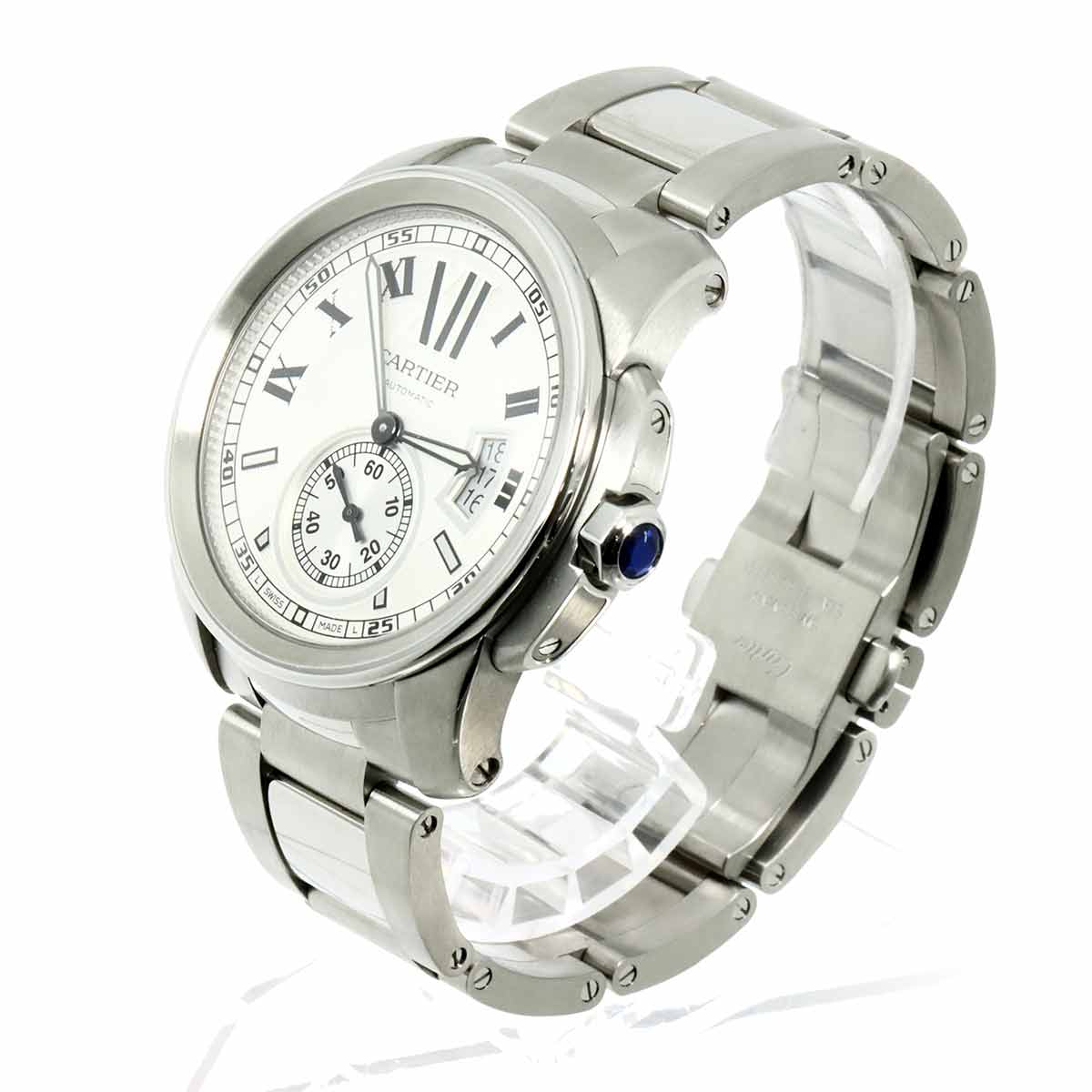 Calibre de Cartier W7100037 Date Automatic Mens Watch