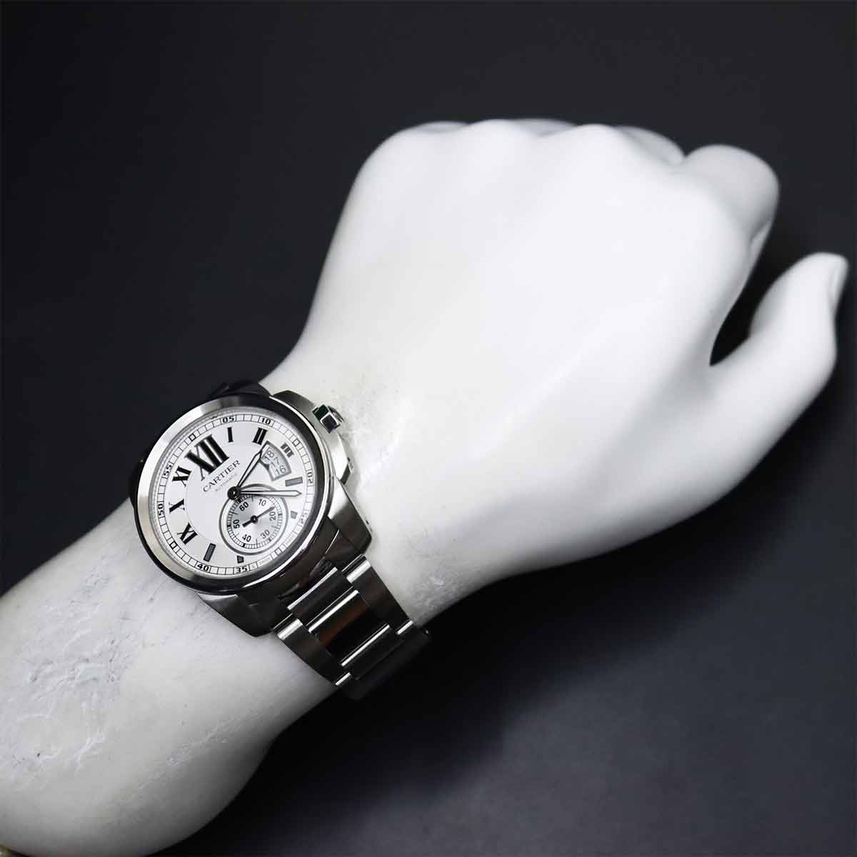 Calibre de Cartier W7100037 Date Automatic Mens Watch