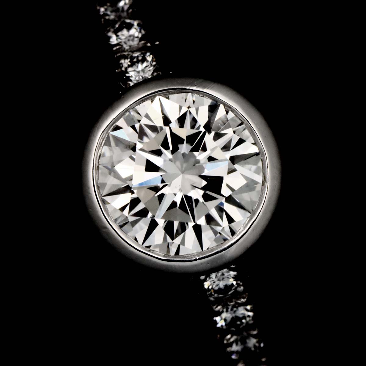 Diamond 1.02ct E/VS2 Ring Pt Size53 6-6.25(US)