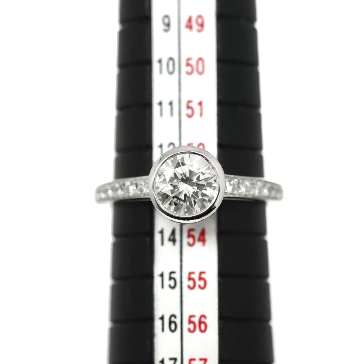 Diamond 1.02ct E/VS2 Ring Pt Size53 6-6.25(US)