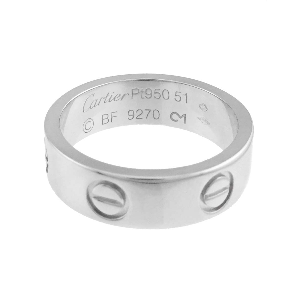 Love Ring Platinum size51 5.25-5.5(US)