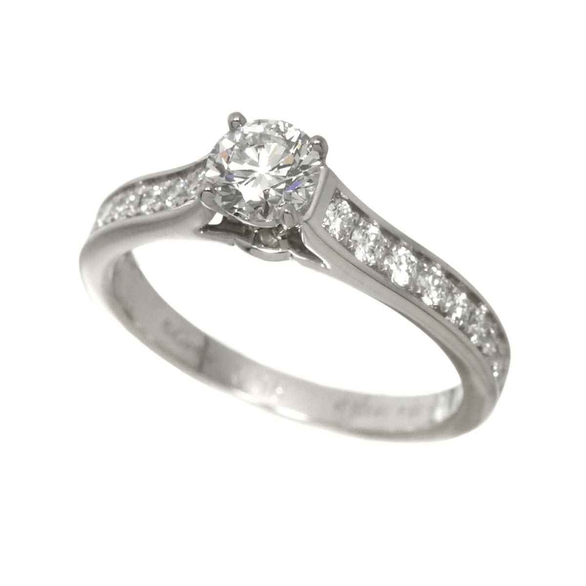 Diamond 0.36ct G/VS2/EX Ring Pt Platinum size47 4(US)