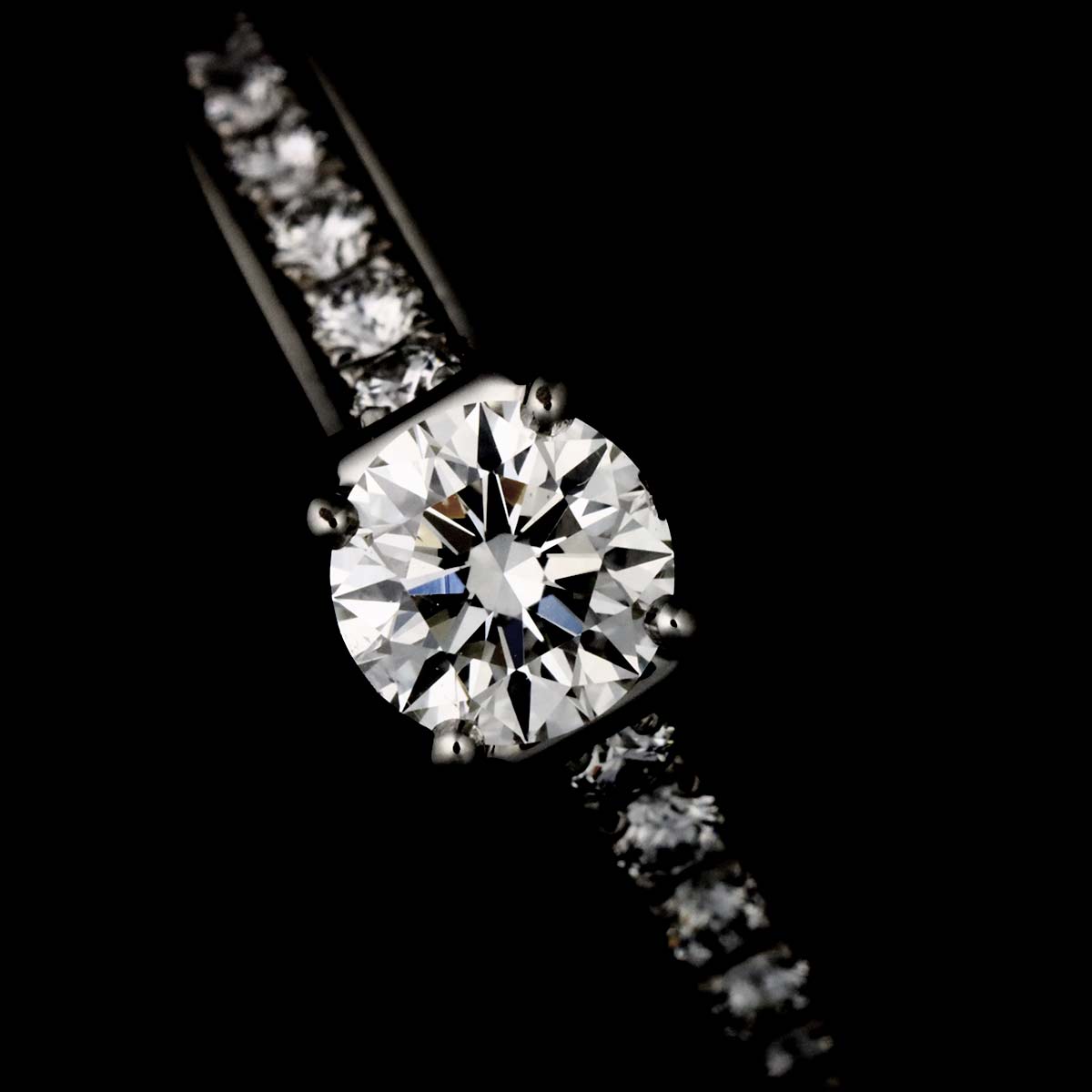 Diamond 0.36ct G/VS2/EX Ring Pt Platinum size47 4(US)