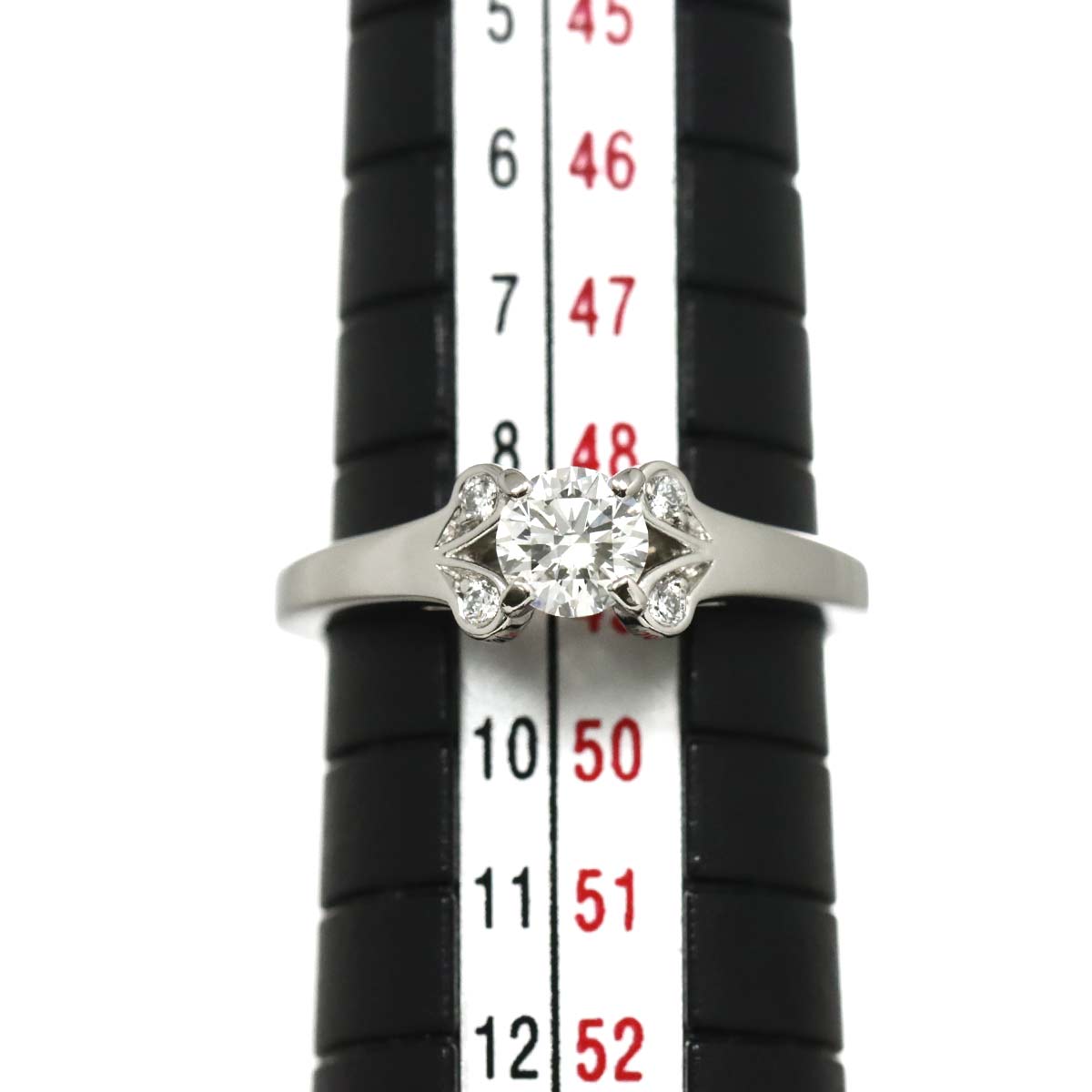 Ballerine Diamond 0.35ct G/VVS1/3EX Ring Pt Size49 4.75-5(US)