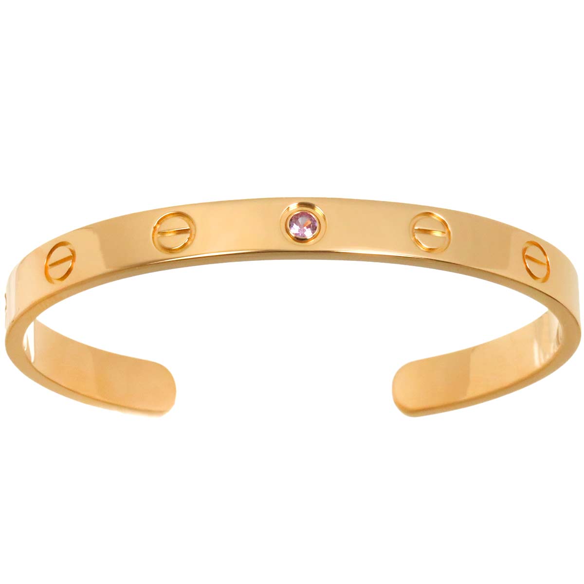 Love Open Bracelet Sapphire 18K Pink Gold 750 Size16