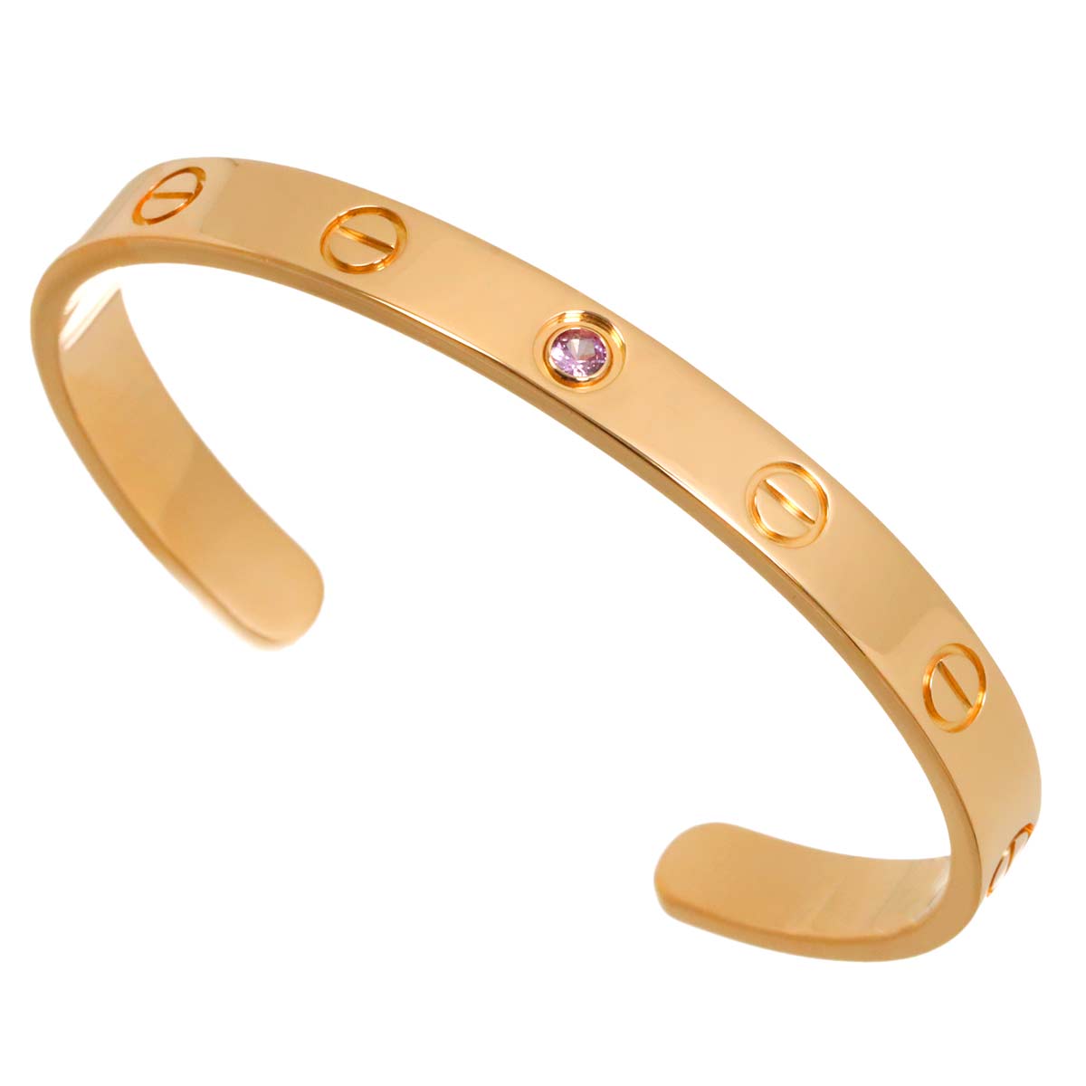 Love Open Bracelet Sapphire 18K Pink Gold 750 Size16
