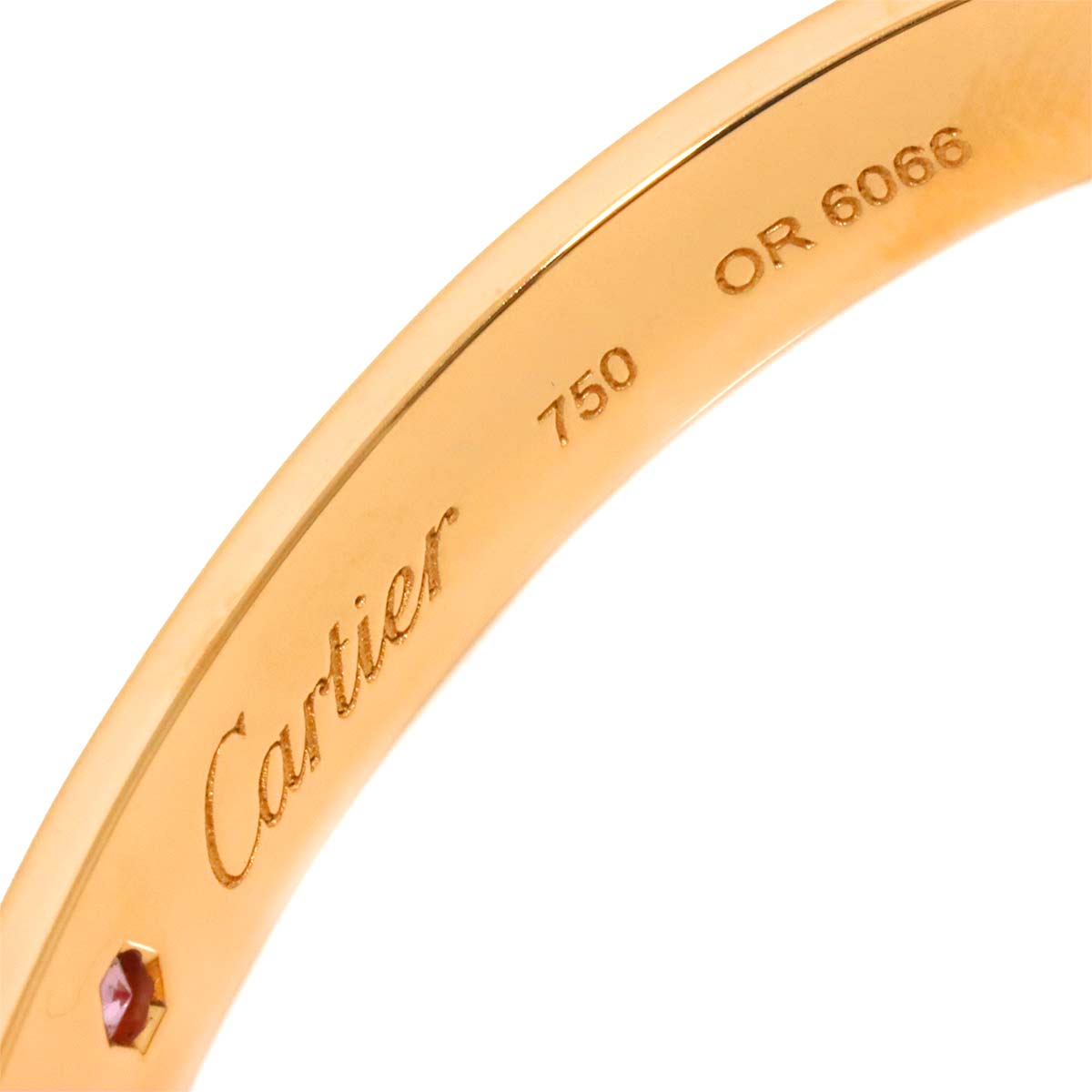 Love Open Bracelet Sapphire 18K Pink Gold 750 Size16