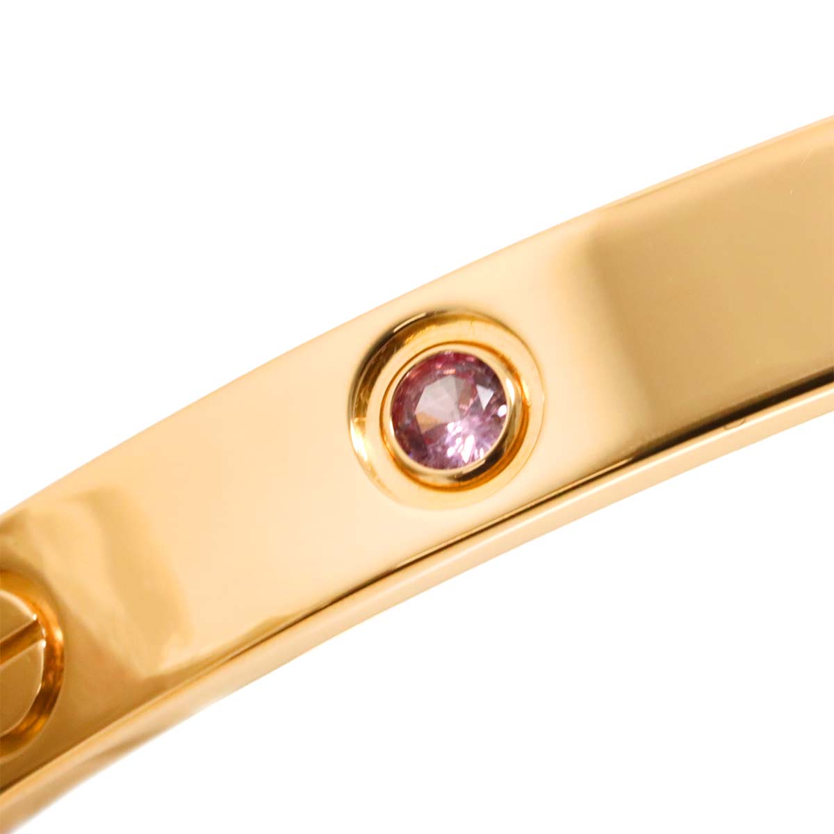 Love Open Bracelet Sapphire 18K Pink Gold 750 Size16