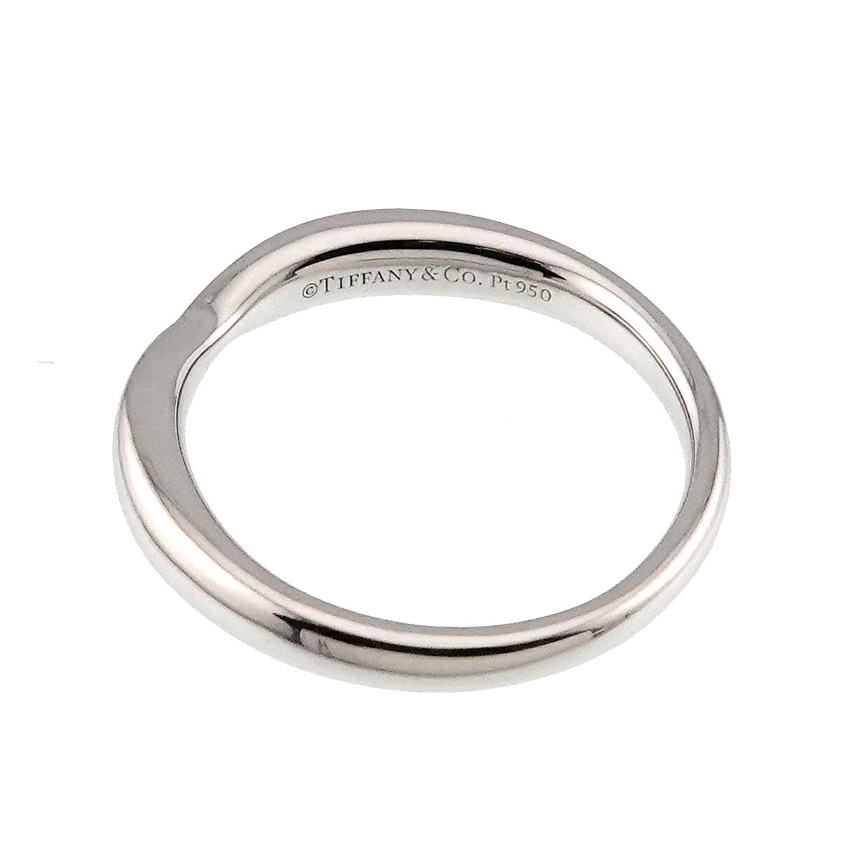 TIFFANY Co. Harmony Band Ring Platinum size5.25(US)