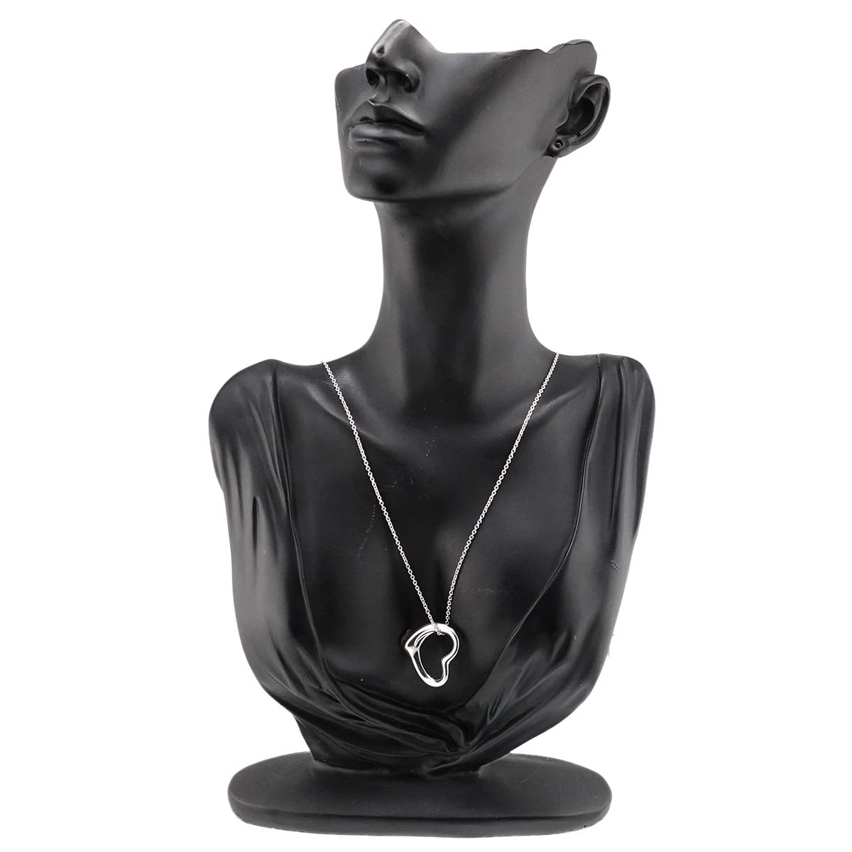 Open Heart Necklace Silver 925