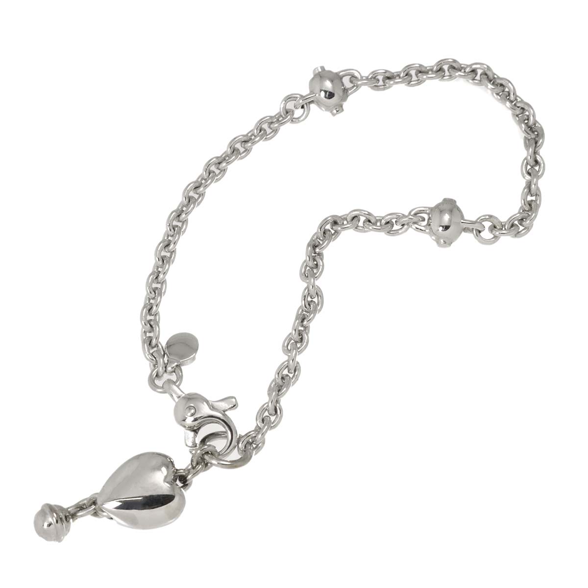 Heart Motif Bracelet SV 925 Silver