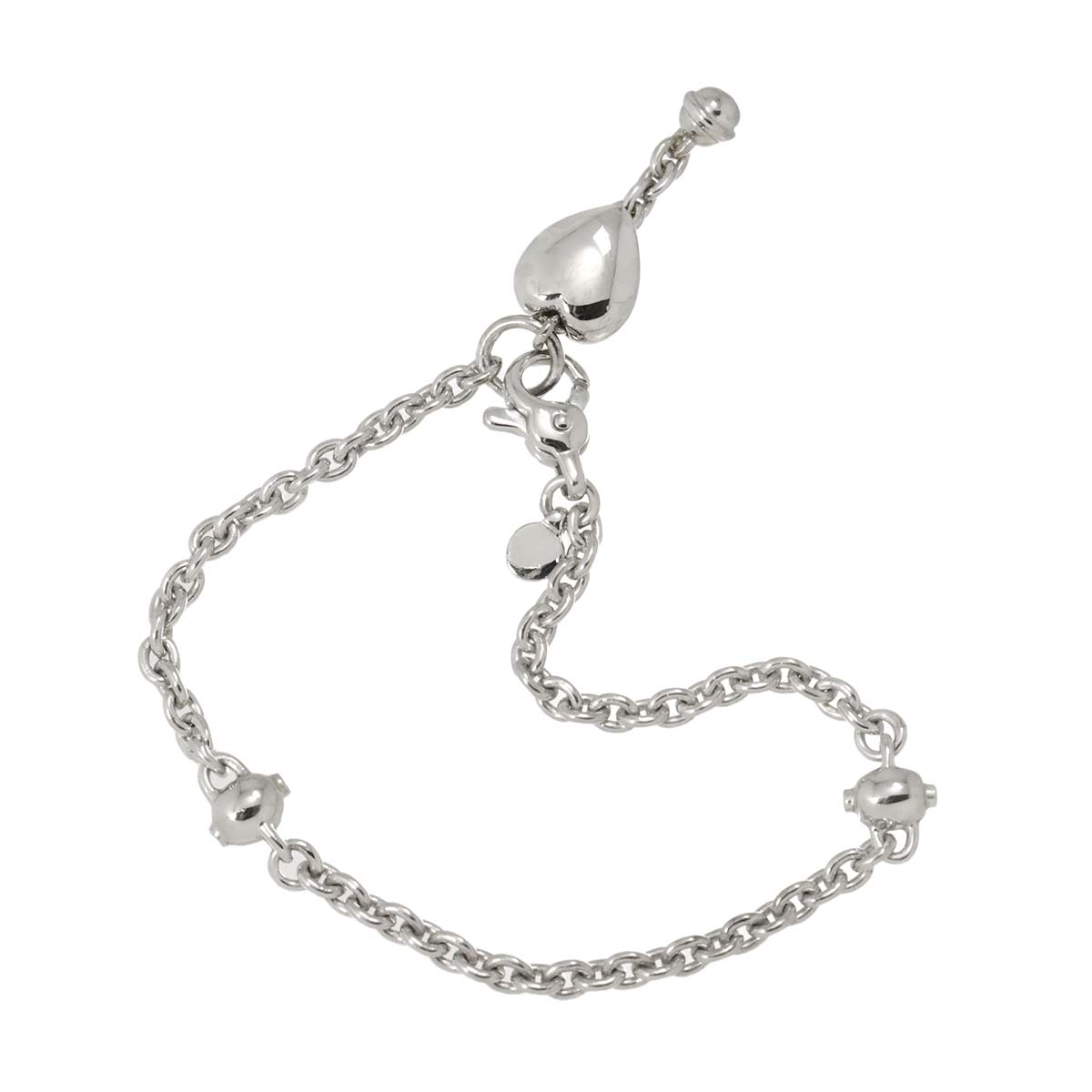 Heart Motif Bracelet SV 925 Silver