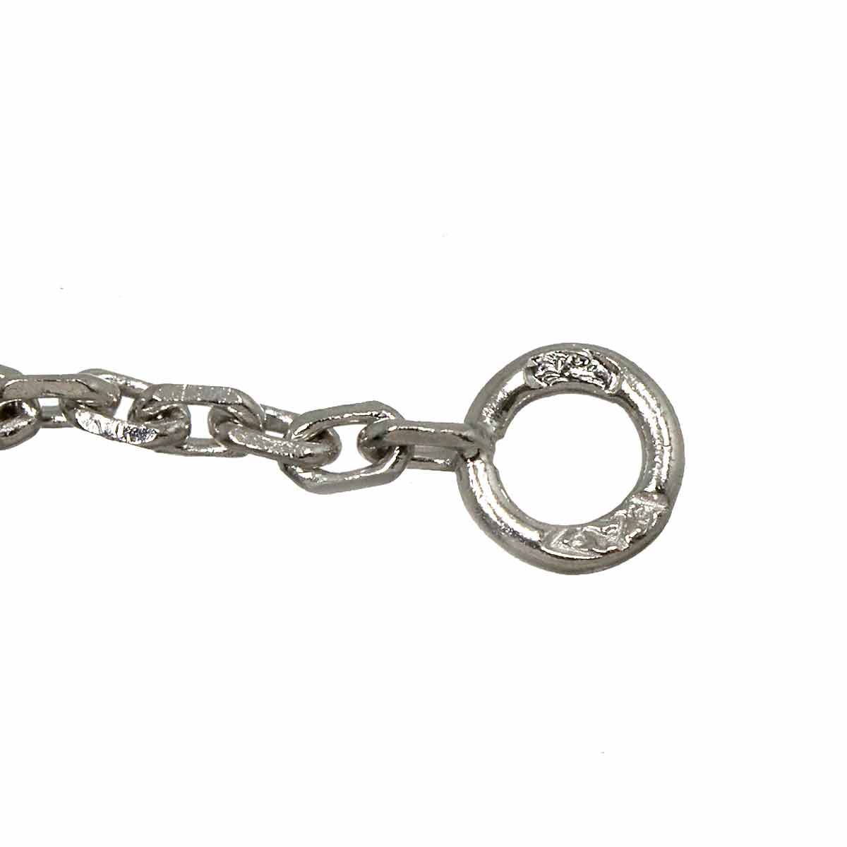 Vintage Alhambra chalcedony Necklace 18K WG 750