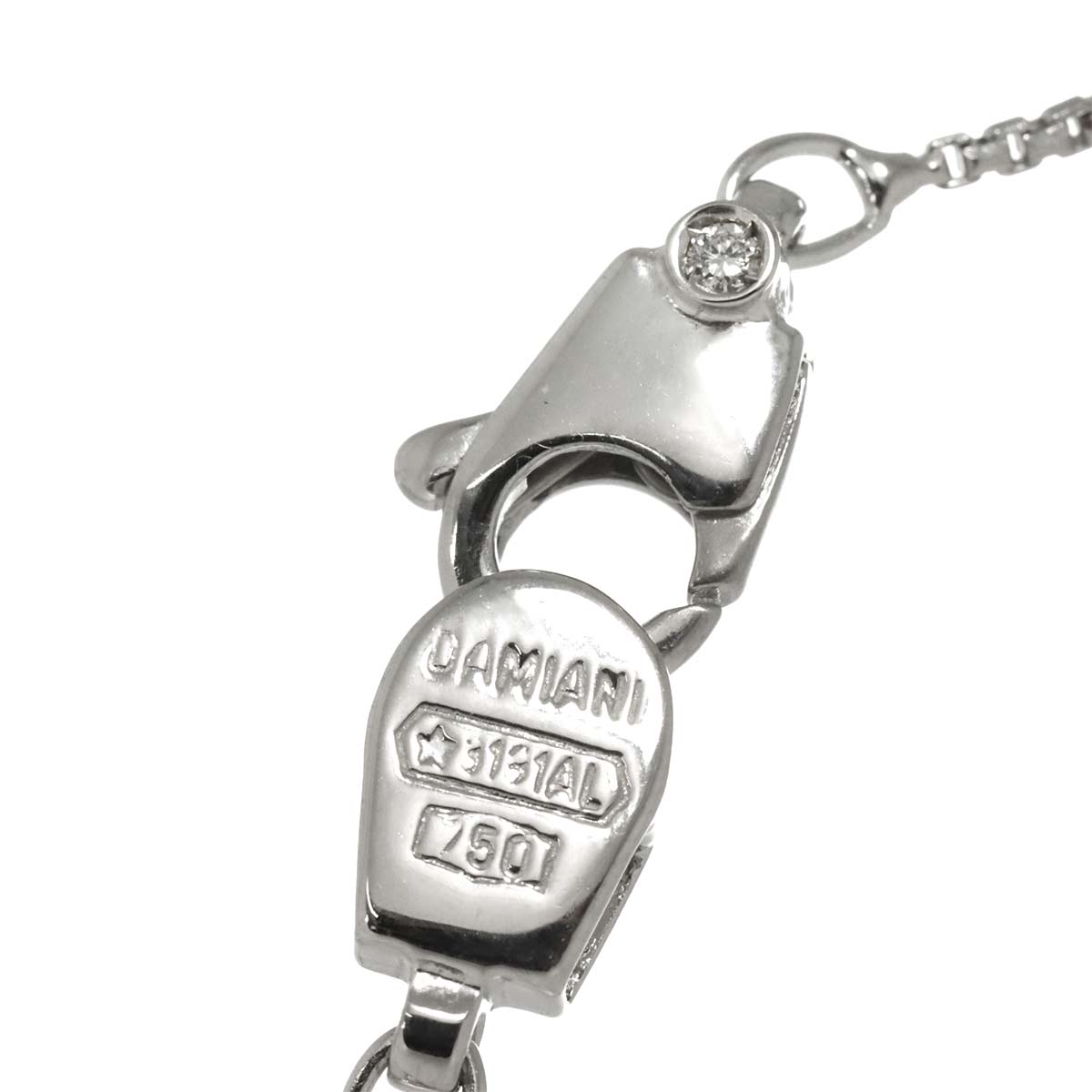 Diamond Necklace 18K WG 750