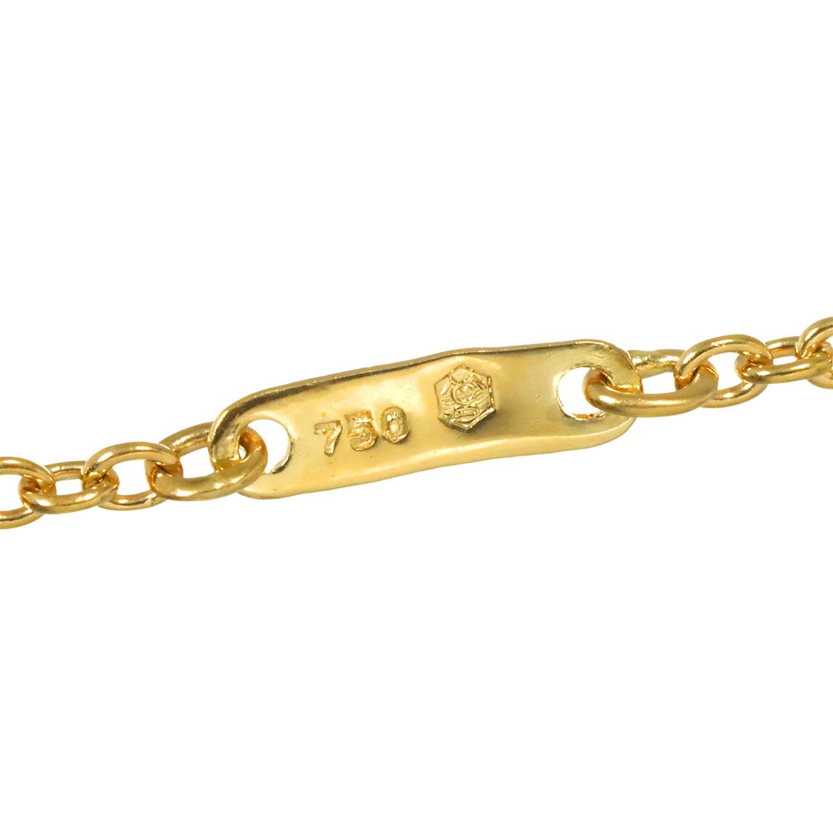 Diamond Necklace 18K YG 750