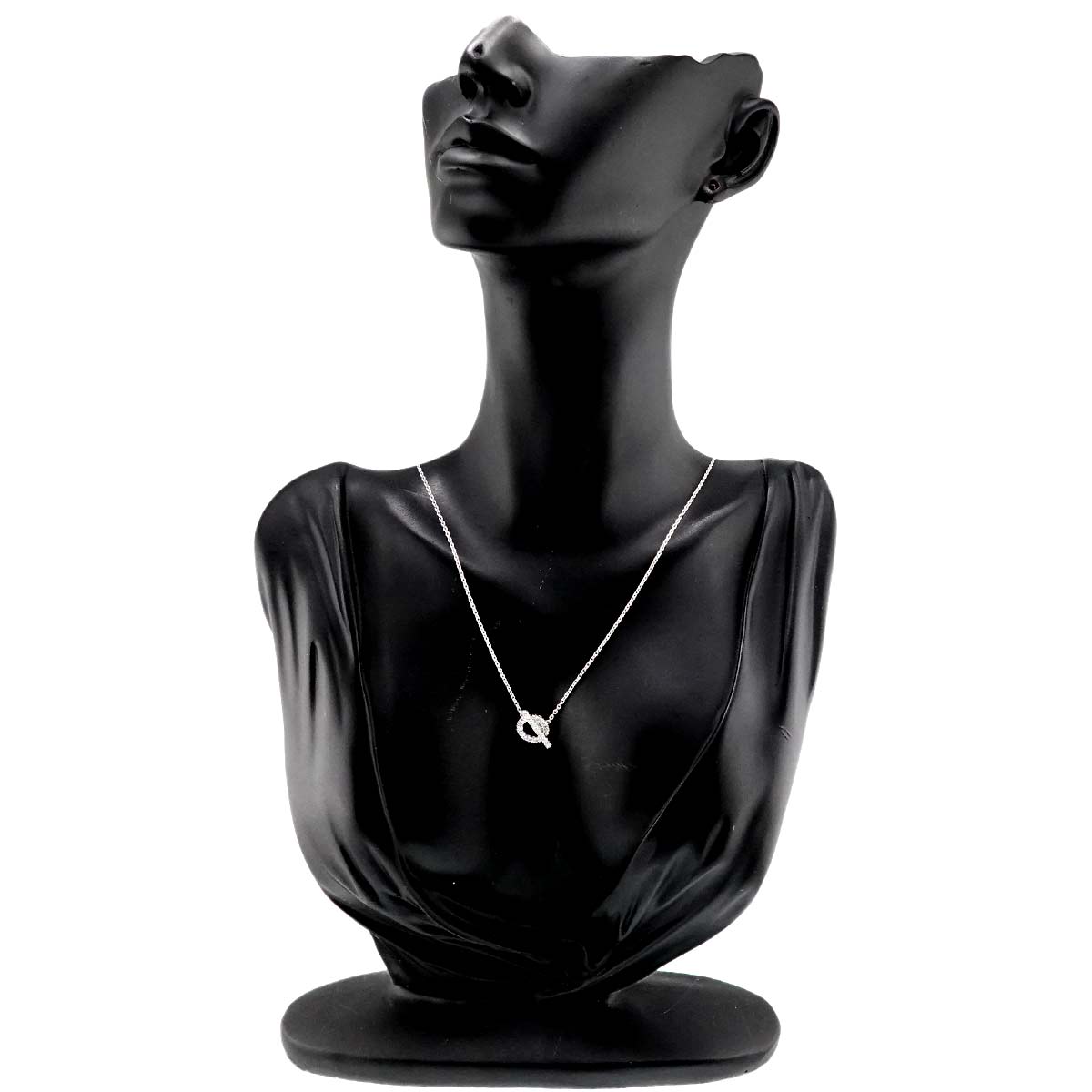 Diamond 0.46ct Necklace 18K White Gold 750