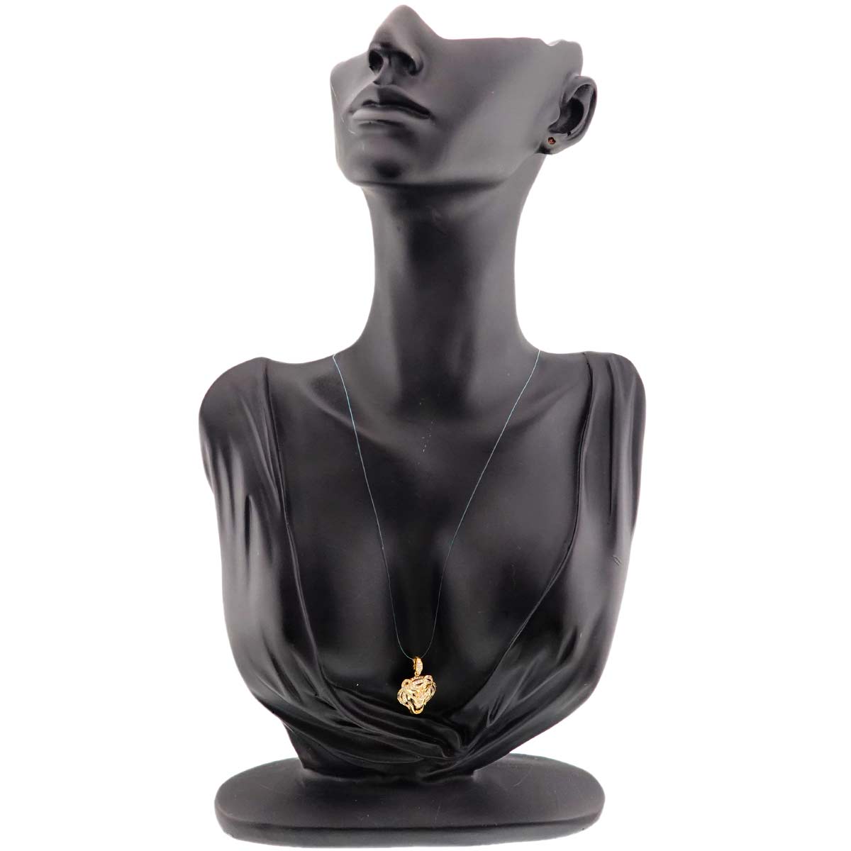 Diamond 0.50ct Garnet 0.02ct Pendant 18K YG Yellow Gold 750