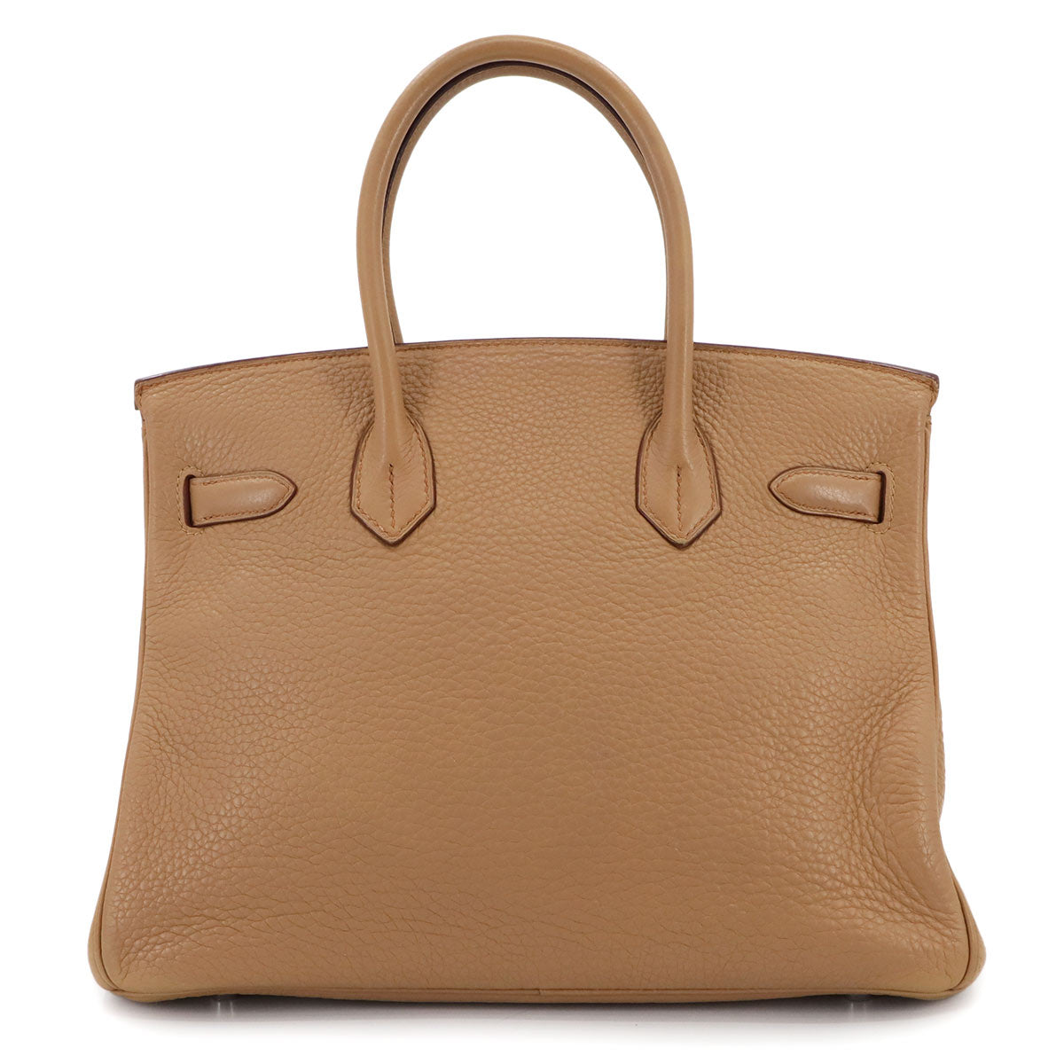 Birkin 30 Taurillon Clemence Tabac camel Hand Bag Beige