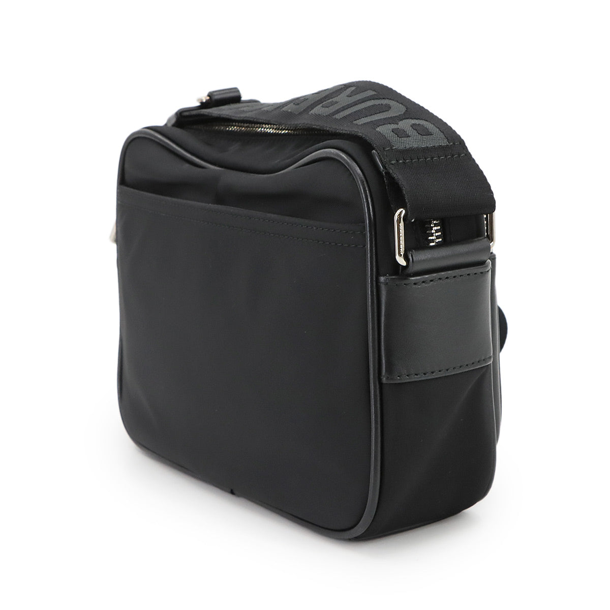 Paddy Shoulder Bag Nylon Leather Black White 8049094 Purse