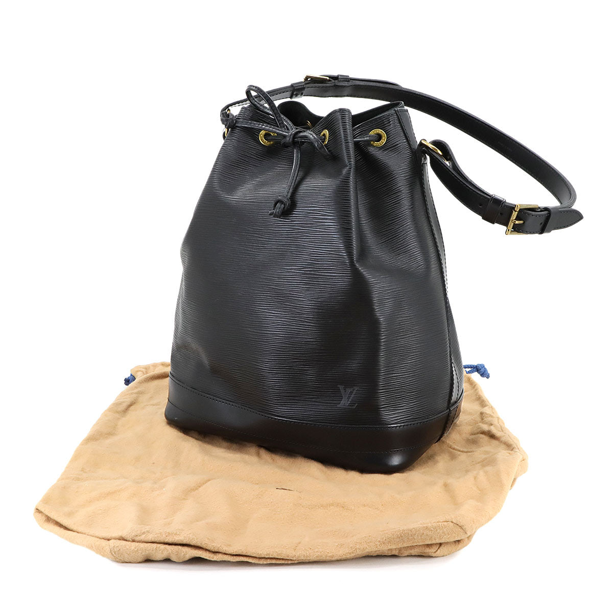 Epi Noe Shoulder Bag Leather Noir M59002 Purse