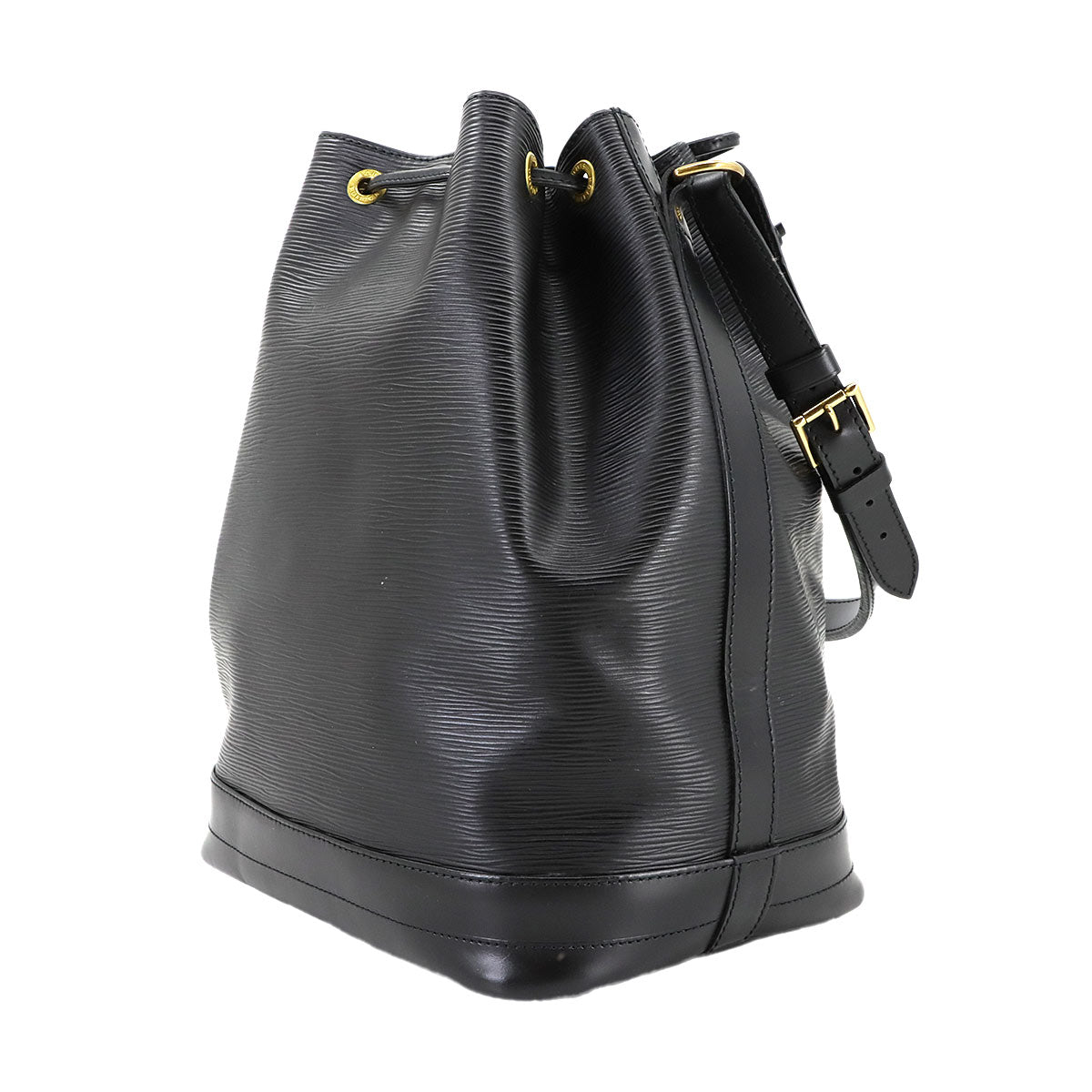 Epi Noe Shoulder Bag Leather Noir M59002 Purse