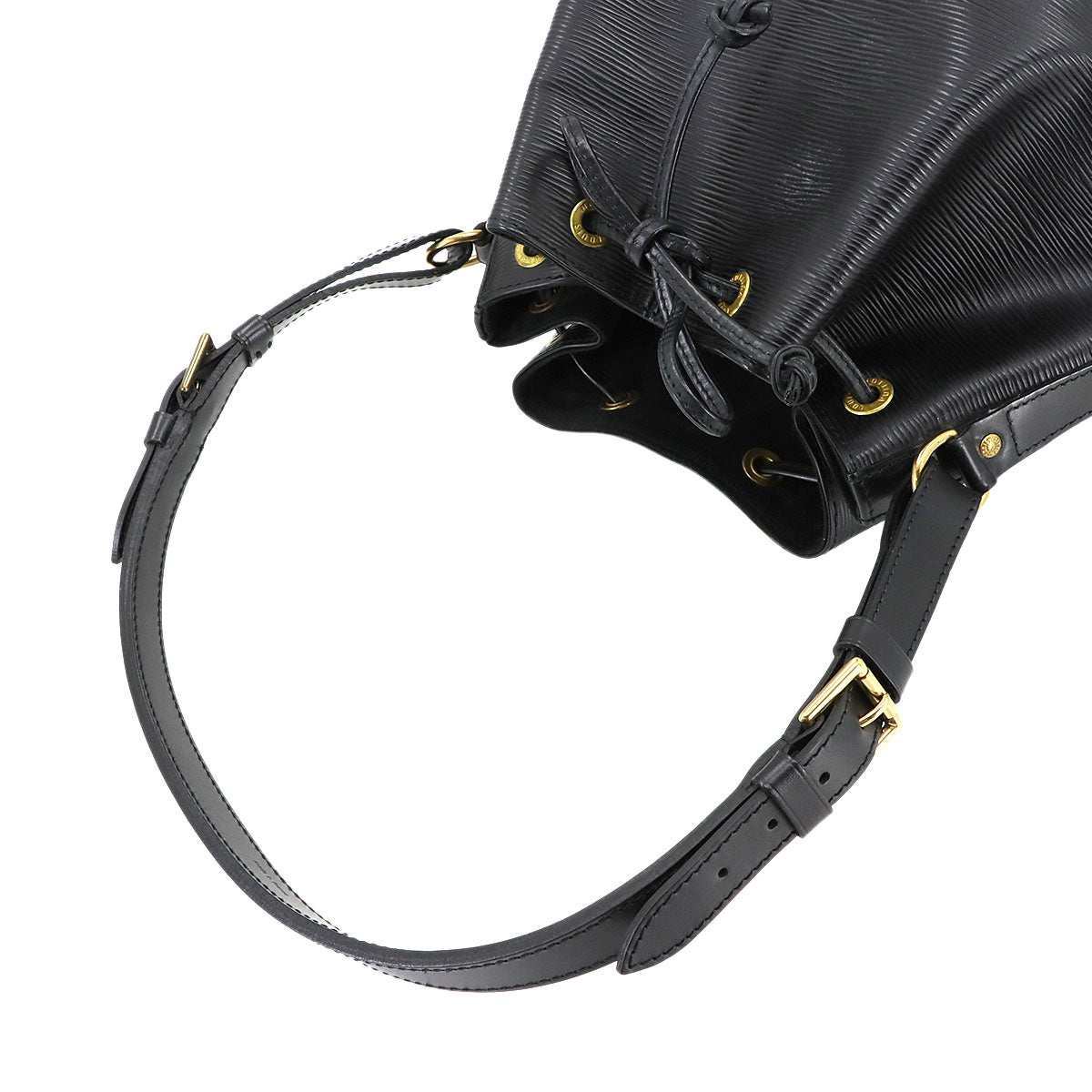 Epi Noe Shoulder Bag Leather Noir M59002 Purse