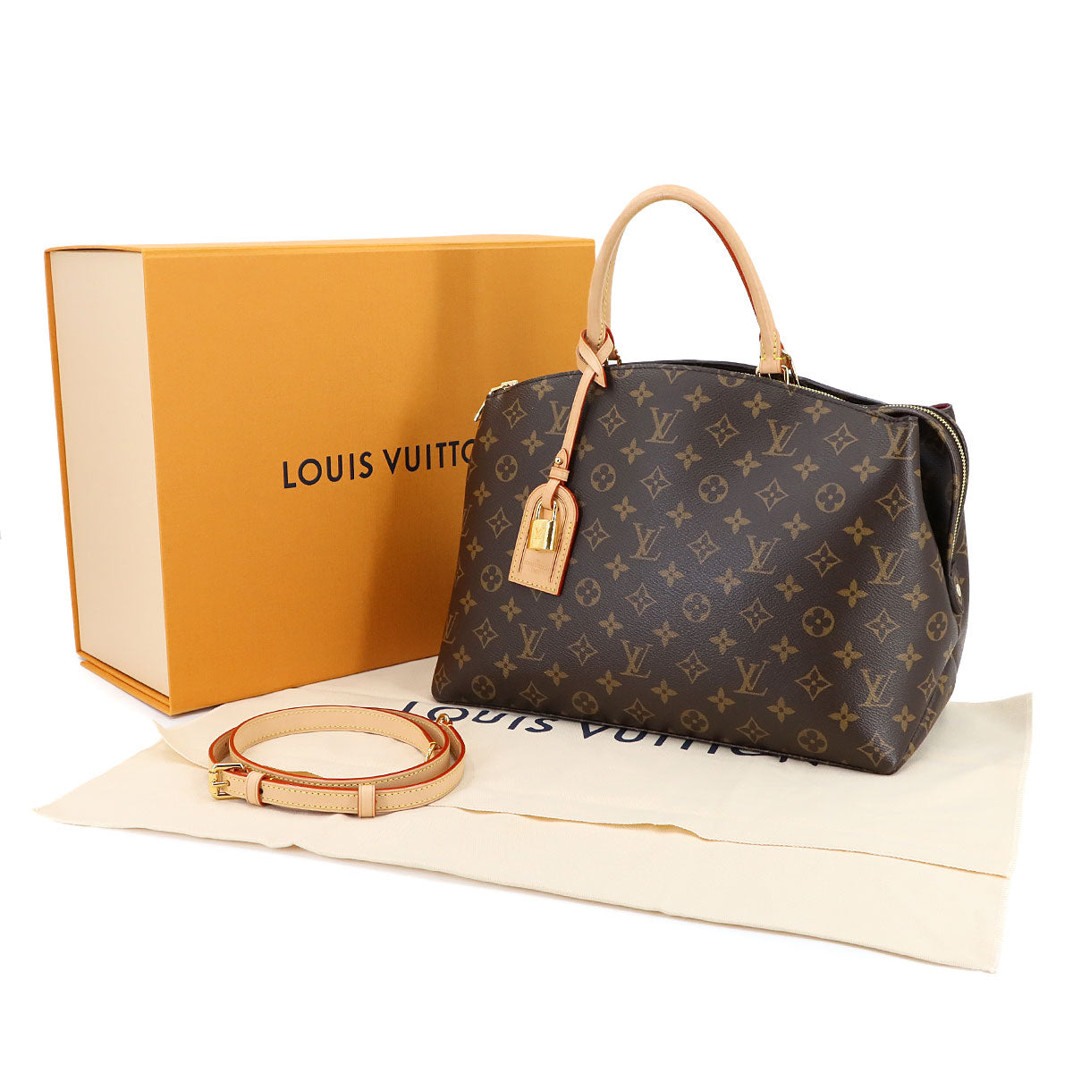 Monogram Grand Palais MM Hand Shoulder Bag M45898