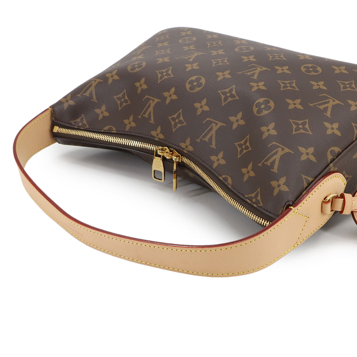 Monogram Slouchy PM Shoulder Bag Brown M11952 Purse